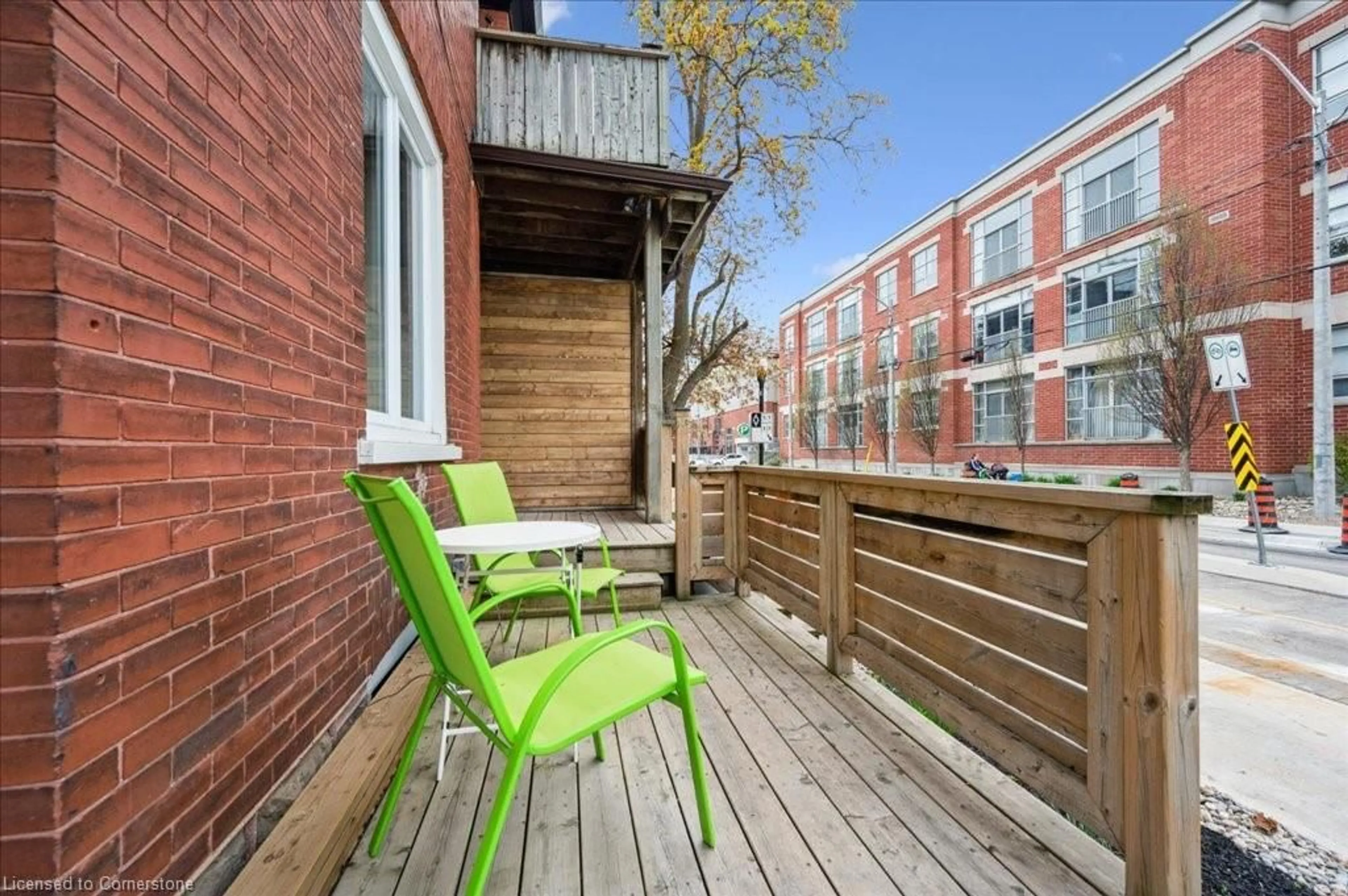 Patio, street for 43 Cedar St, Kitchener Ontario N2H 2W7