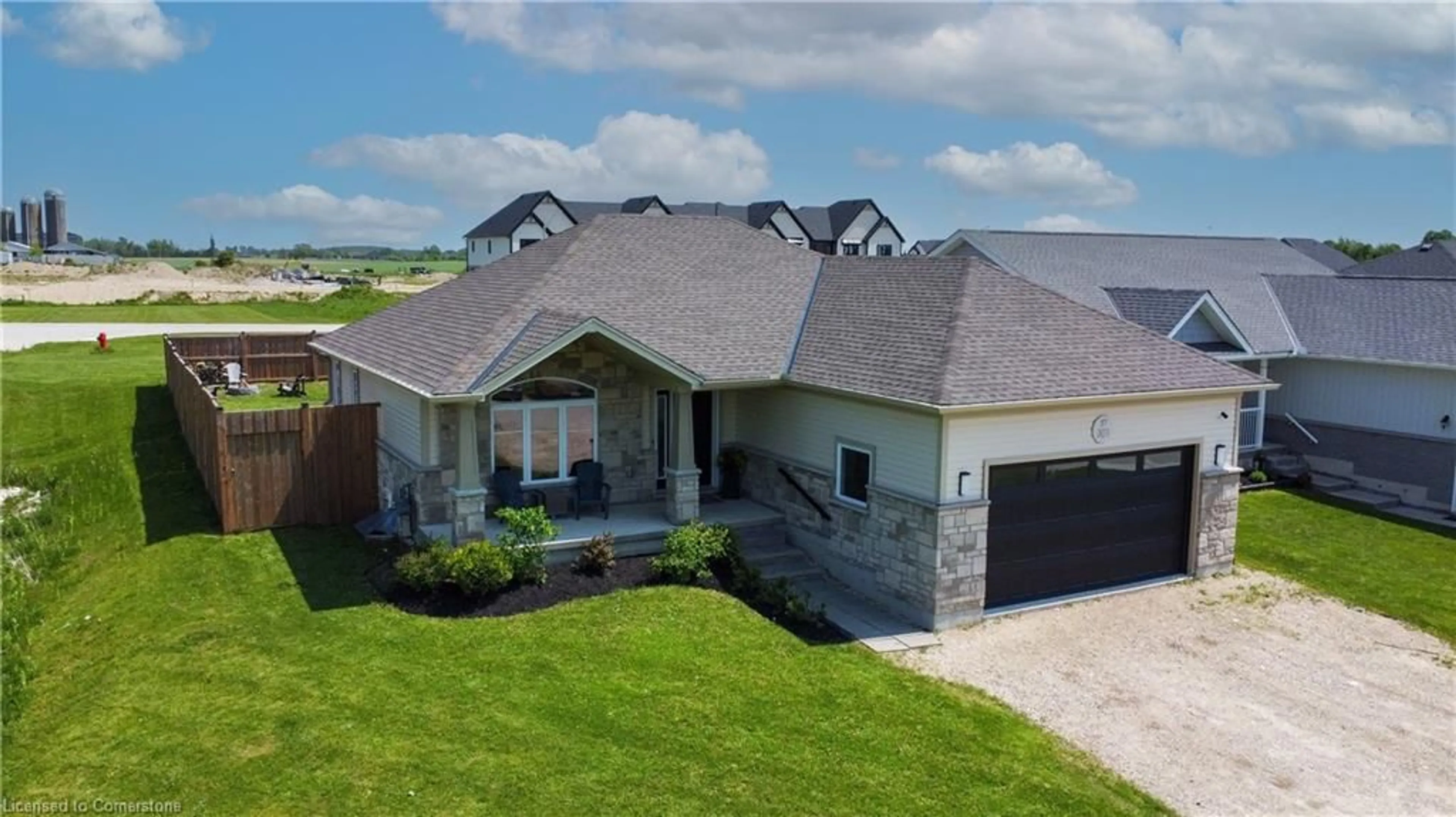A pic from outside/outdoor area/front of a property/back of a property/a pic from drone, unknown for 37 Lorne St, Harriston Ontario N0G 1Z0