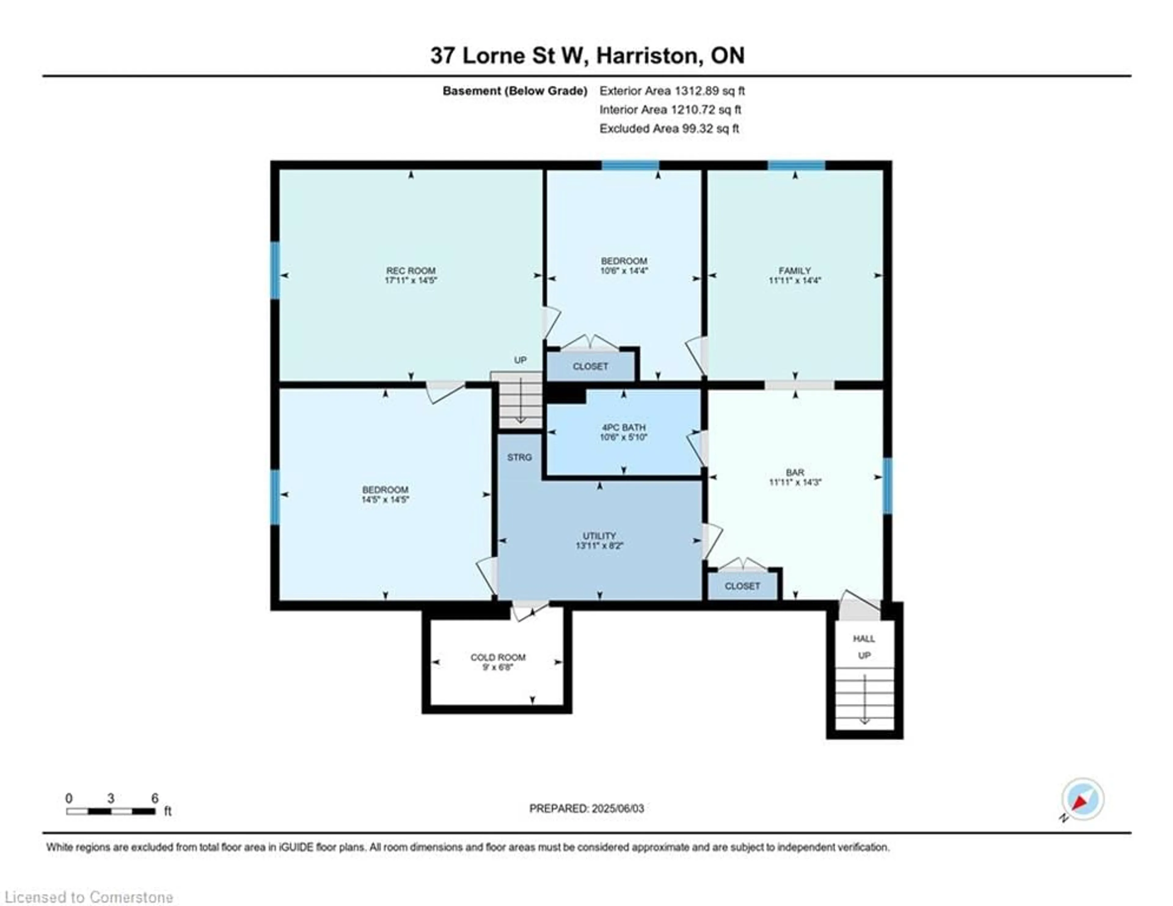 Floor plan for 37 Lorne St, Harriston Ontario N0G 1Z0