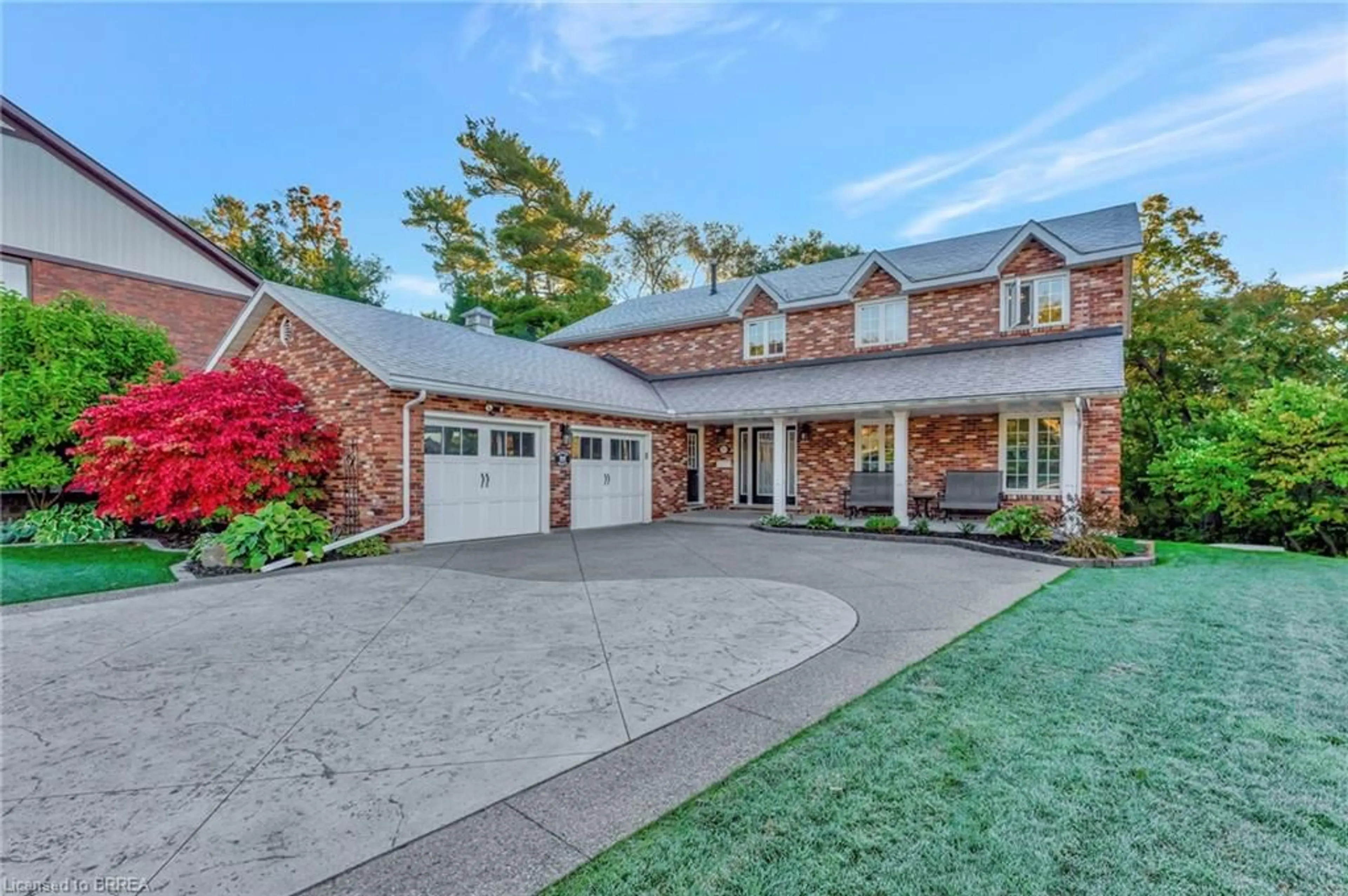 Home with brick exterior material, street for 23 Scarfe Gdns, Brantford Ontario N3T 6B2