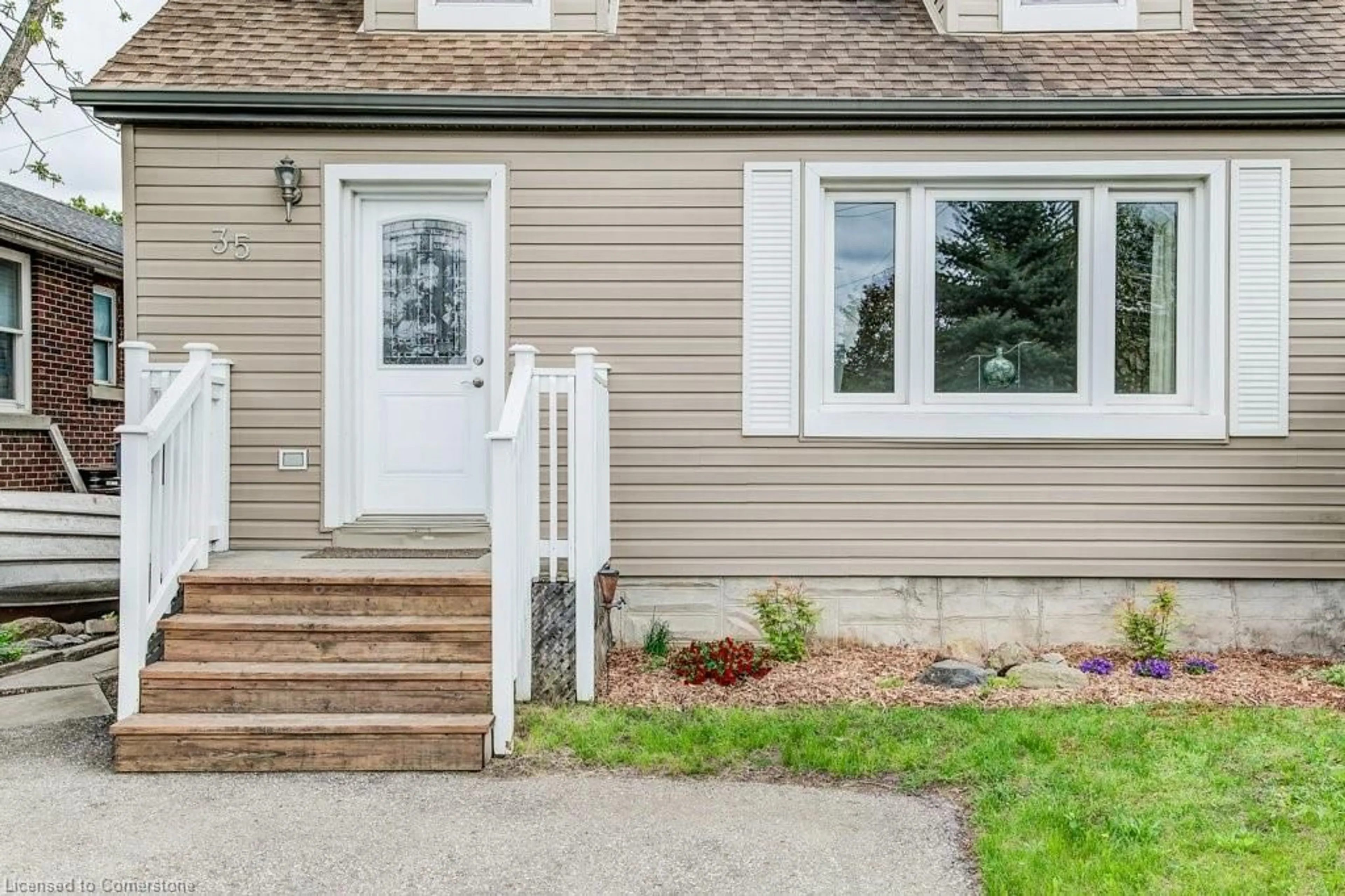 Home with vinyl exterior material, street for 35 Waverly Rd, Kitchener Ontario N2G 2E1