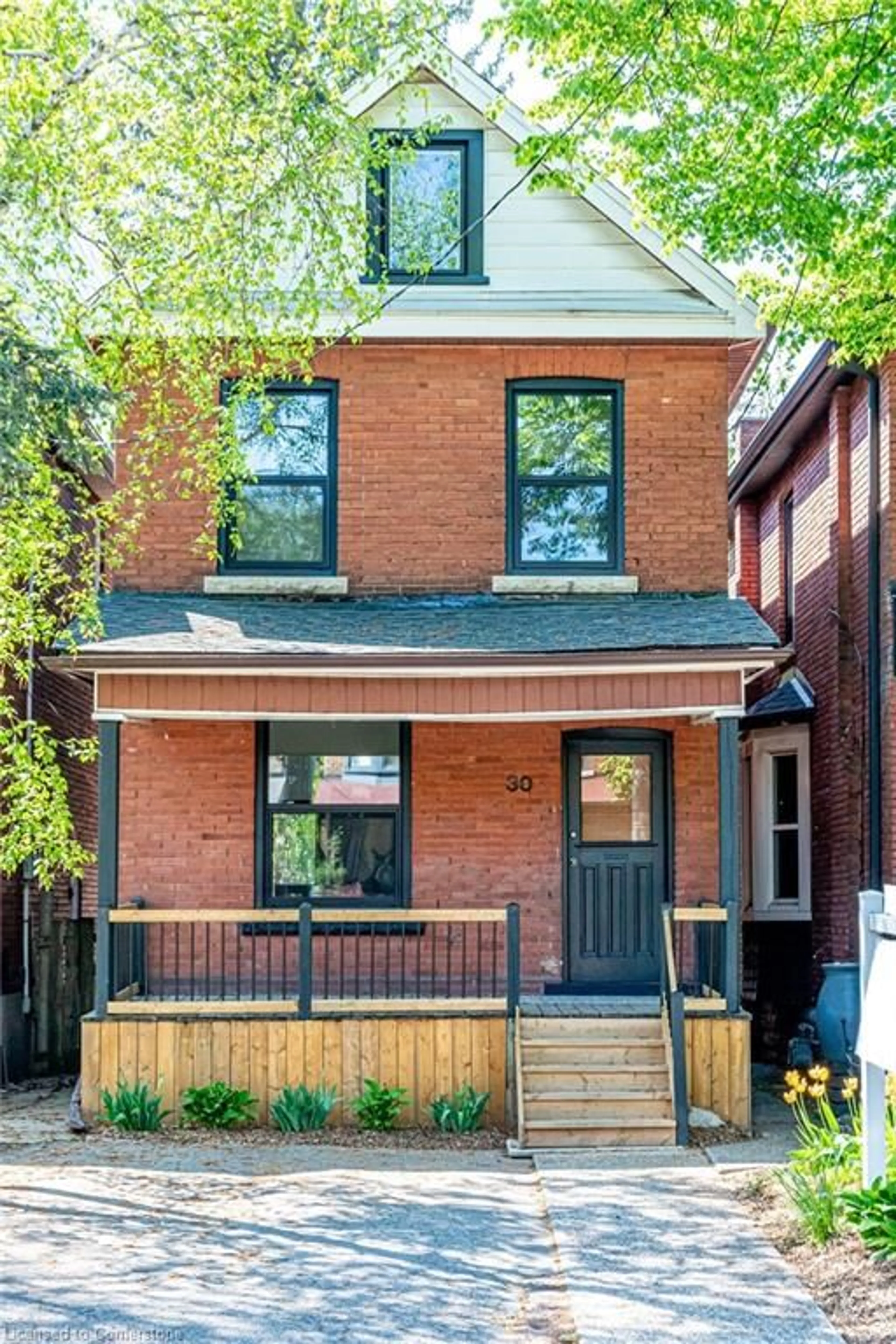 Home with brick exterior material, street for 30 Cedar Ave, Hamilton Ontario L8M 3A5