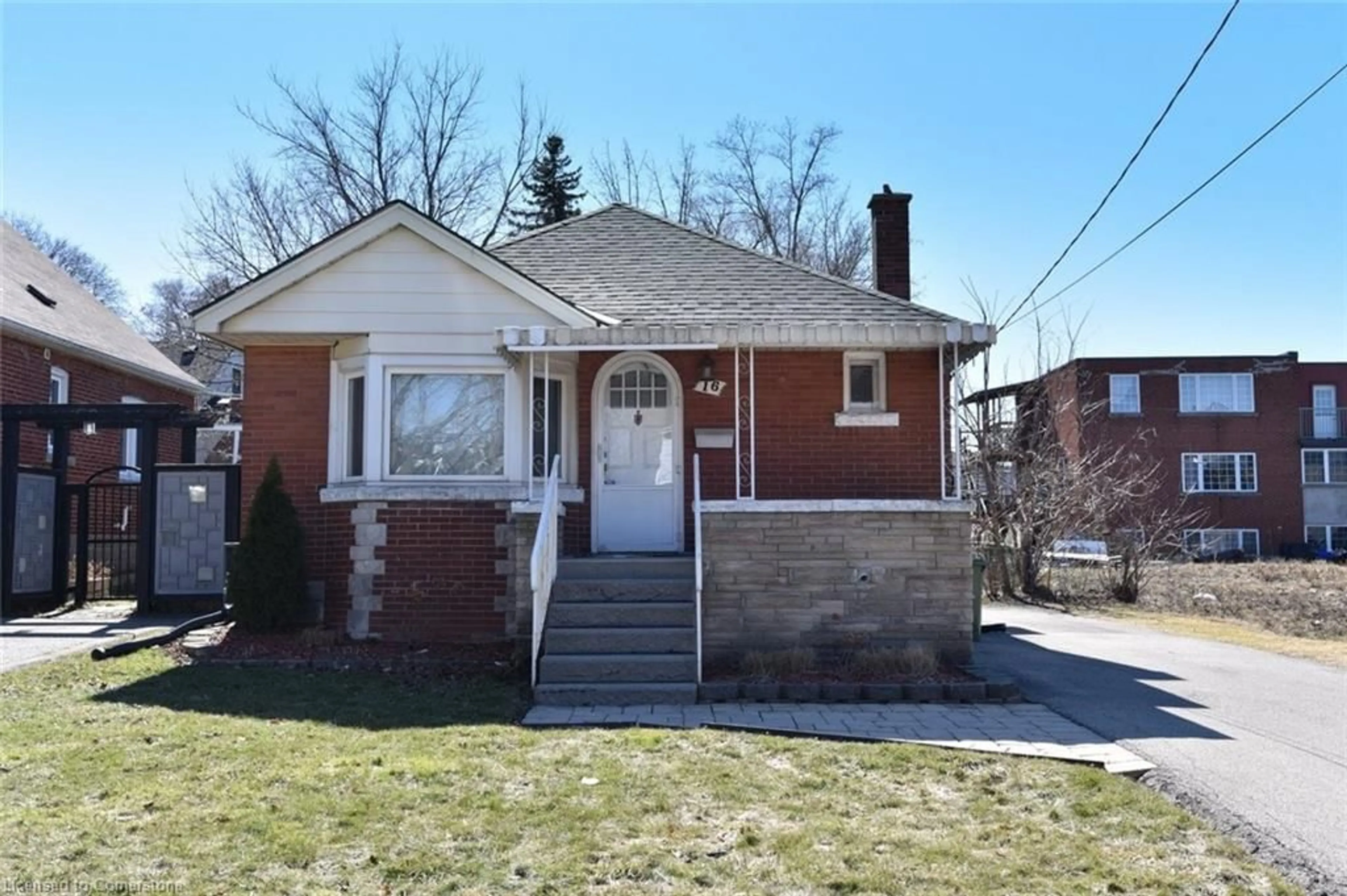 Home with brick exterior material, street for 16 Empress Ave, Hamilton Ontario L9A 1M2