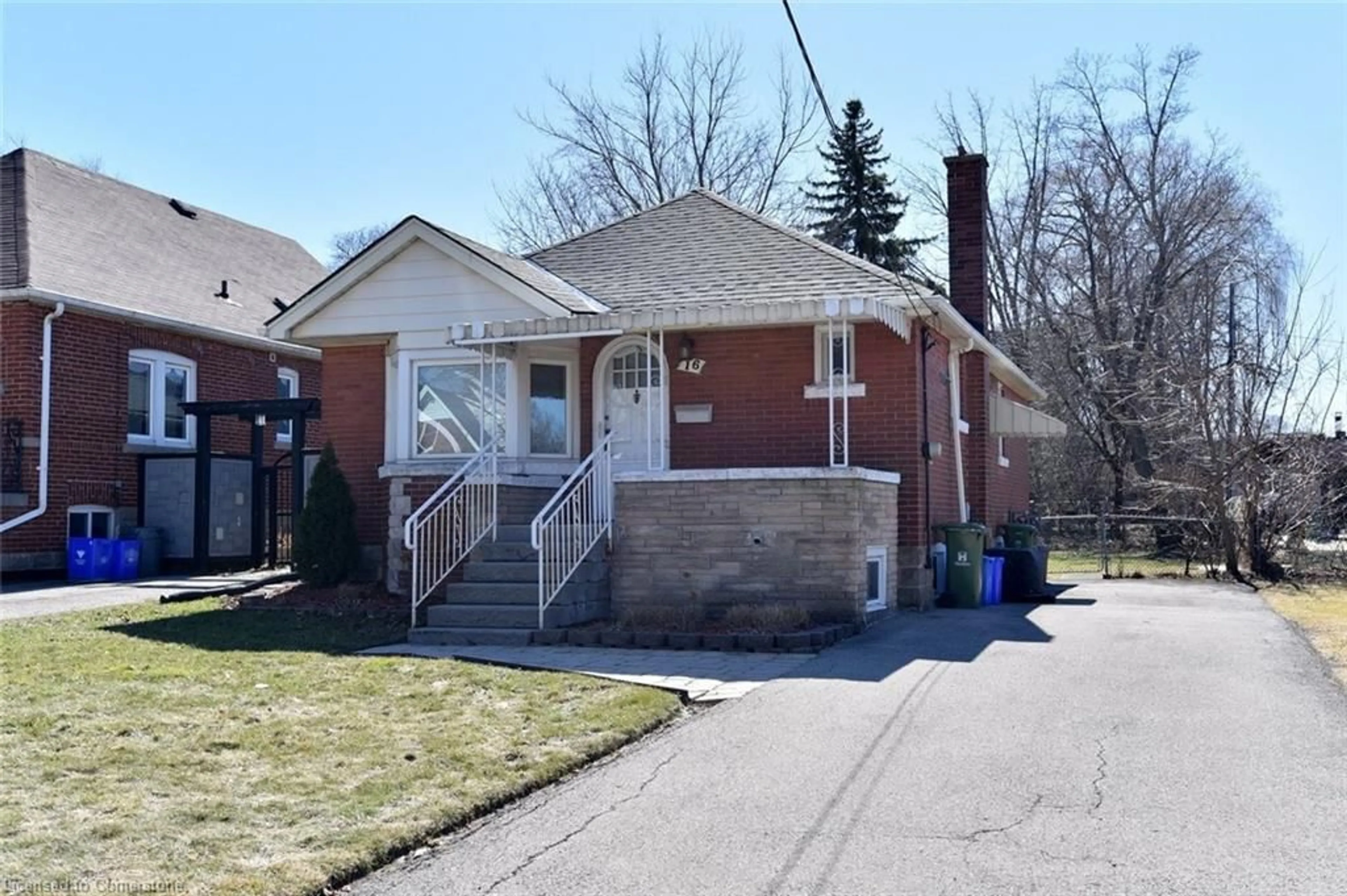 Home with brick exterior material, street for 16 Empress Ave, Hamilton Ontario L9A 1M2