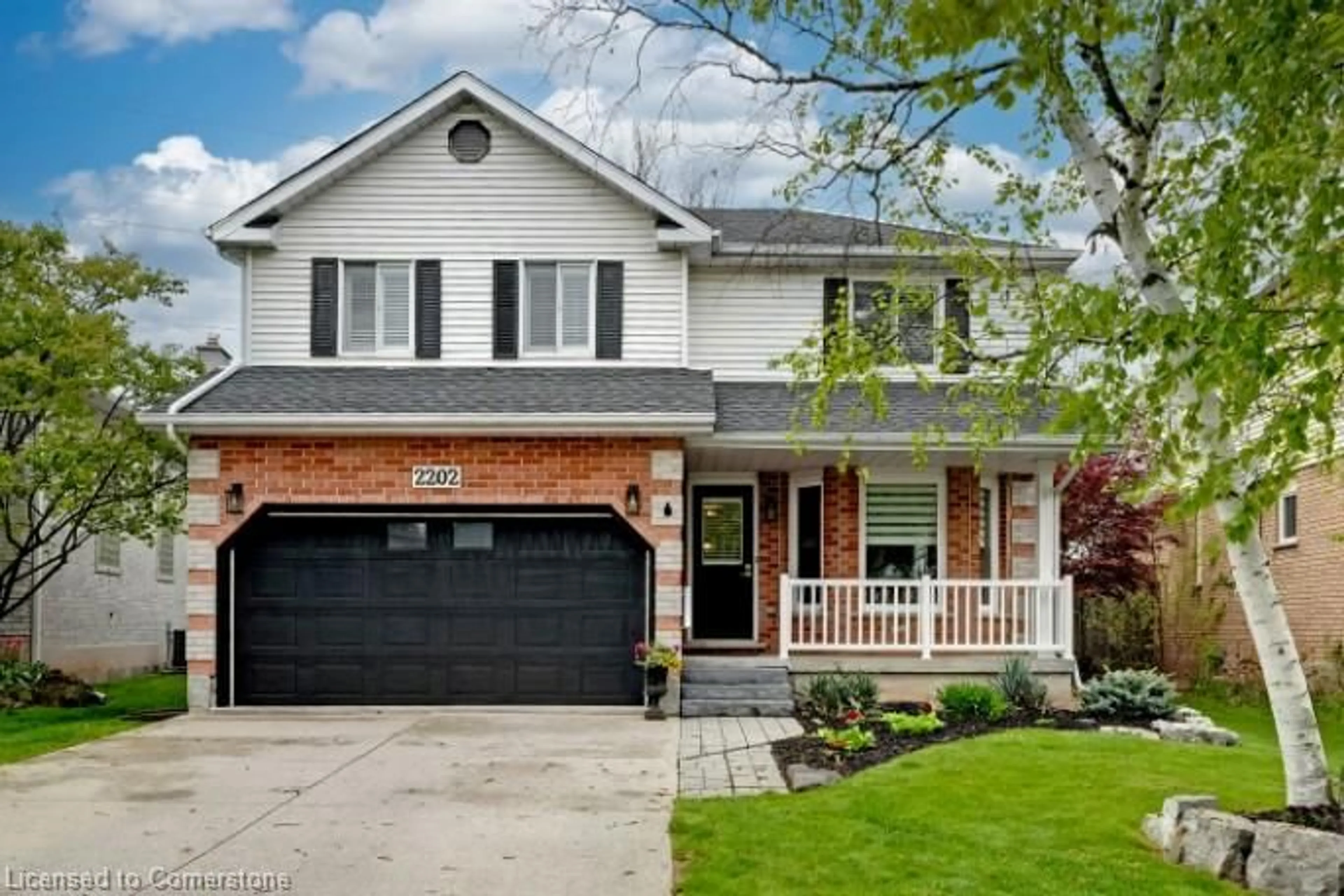 Home with brick exterior material, street for 2202 Heidi Ave, Burlington Ontario L7M 3W5