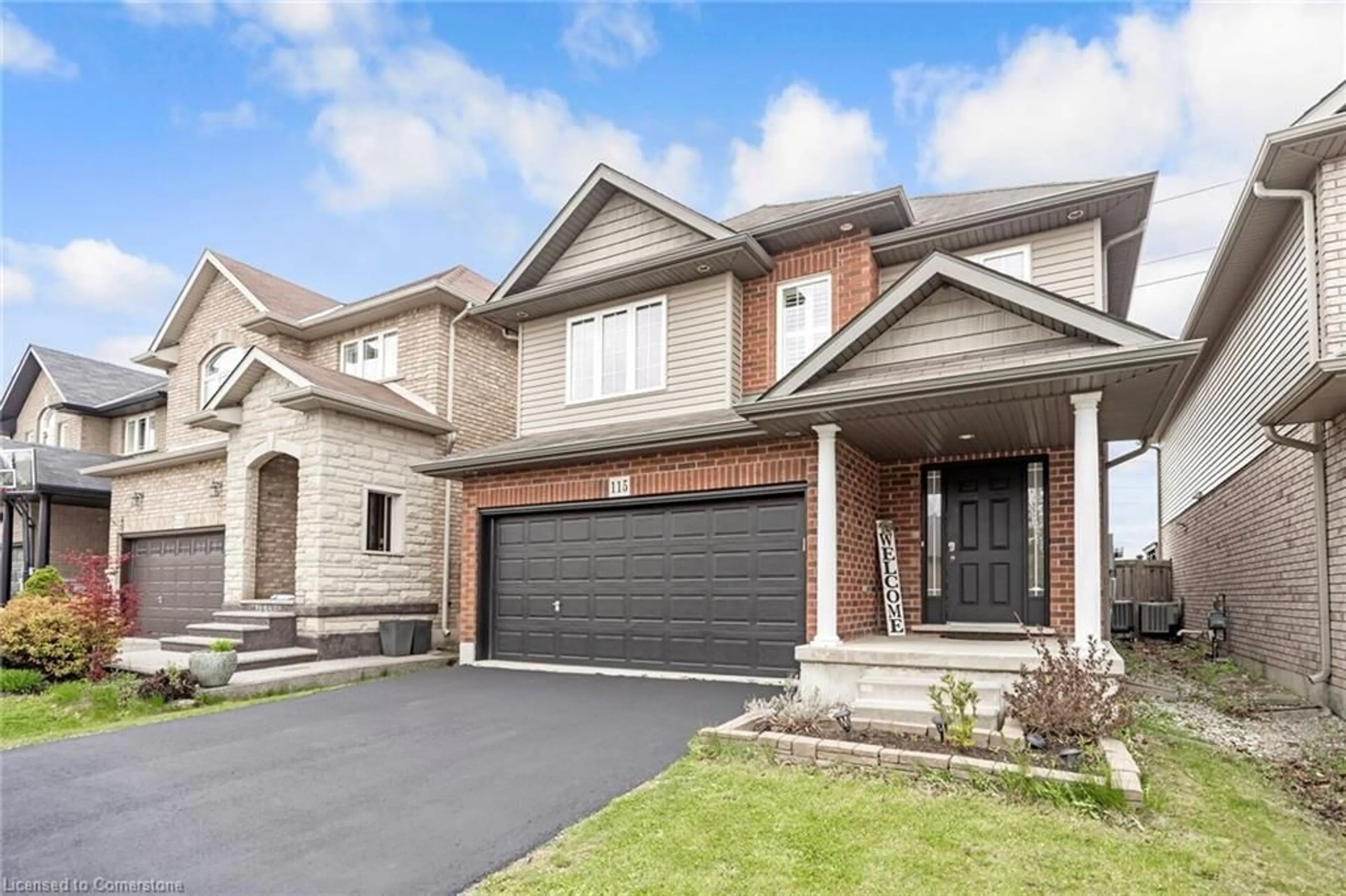 Home with brick exterior material, street for 115 Pelech Cres, Hannon Ontario L0R 1P0