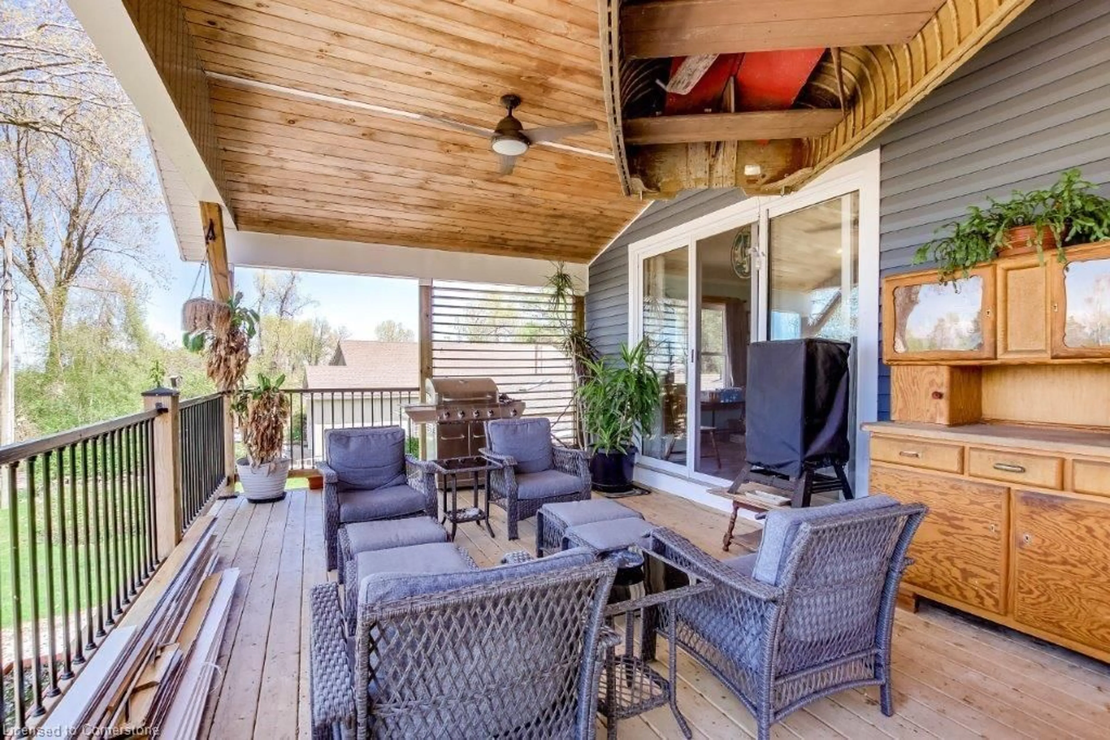 Patio, water/lake/river/ocean view for 3 Warbler Lane, Long Point Ontario N0E 1M0