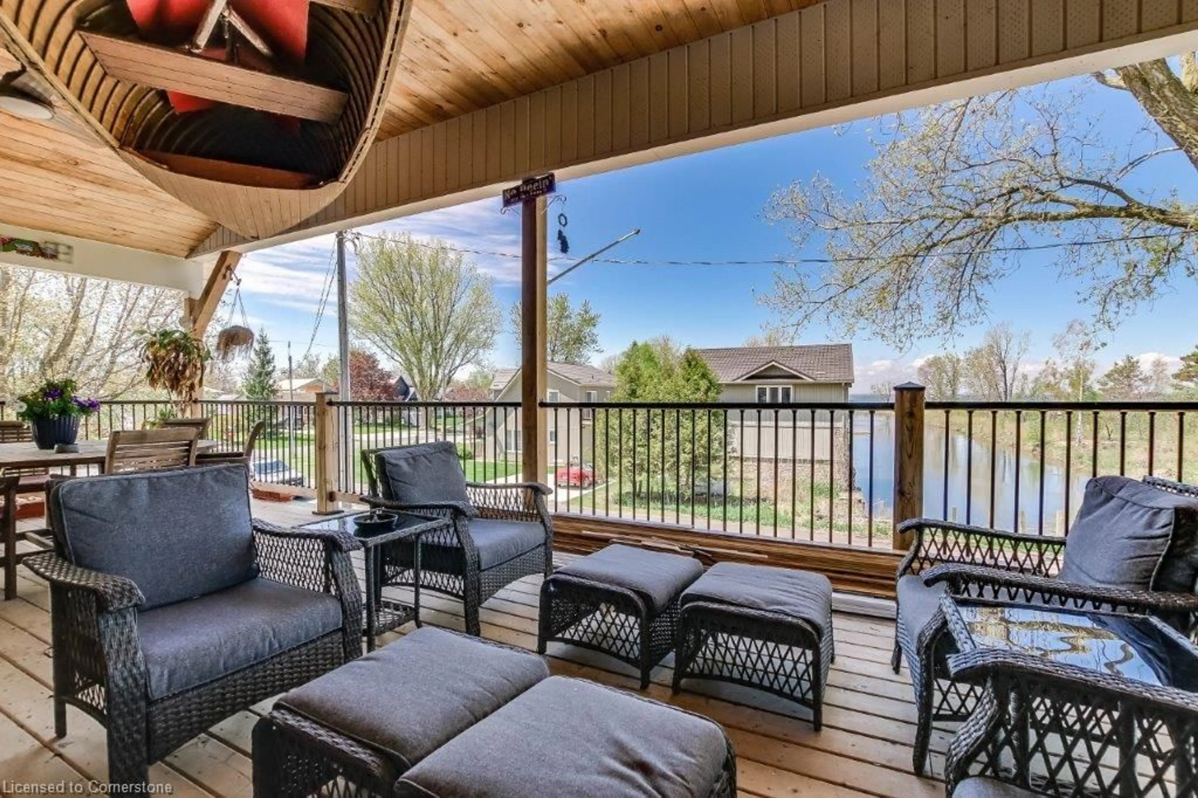 Patio, water/lake/river/ocean view for 3 Warbler Lane, Long Point Ontario N0E 1M0