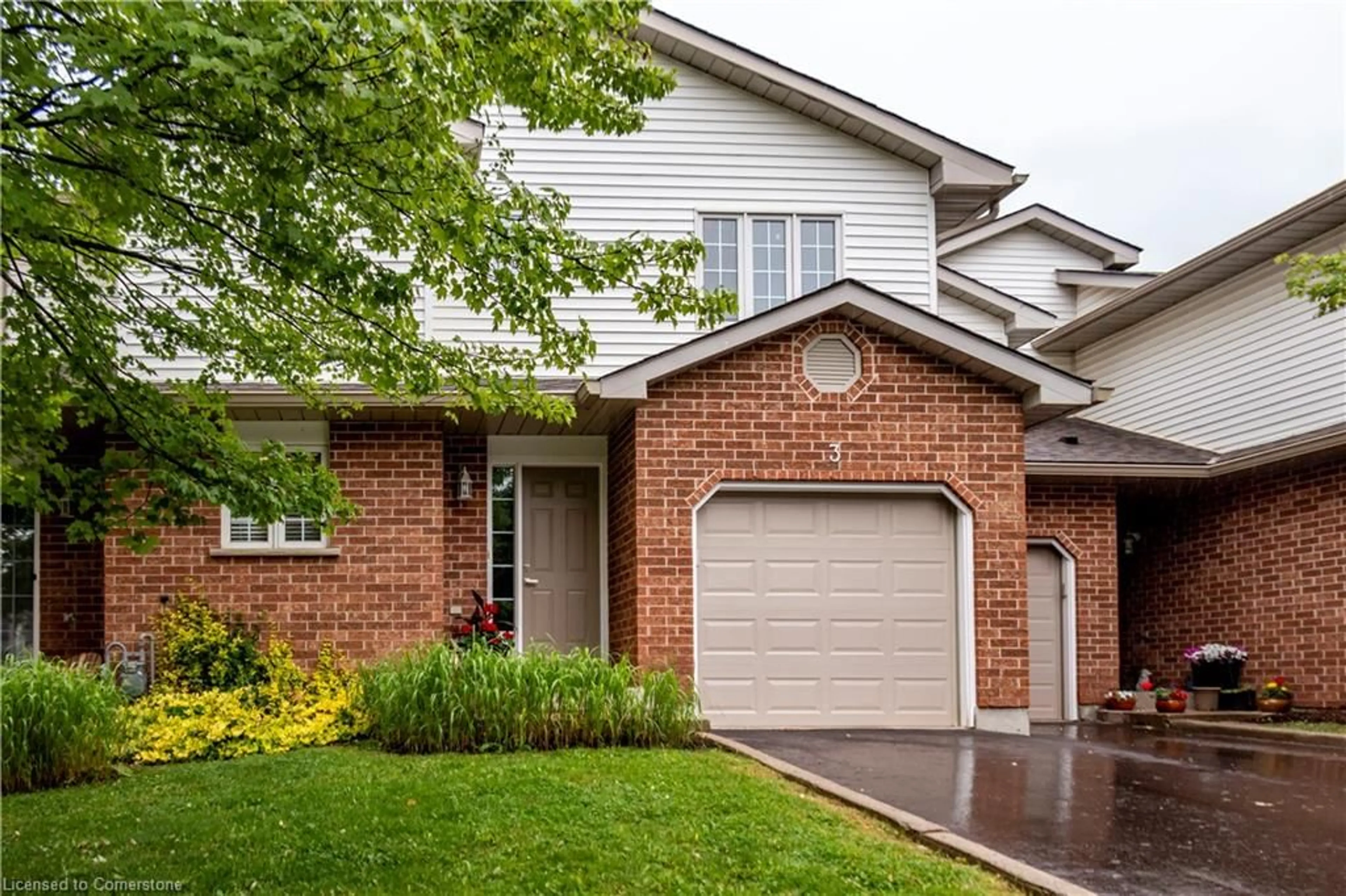 Home with brick exterior material, street for 229 Baker St #3, Waterloo Ontario N2T 2R4