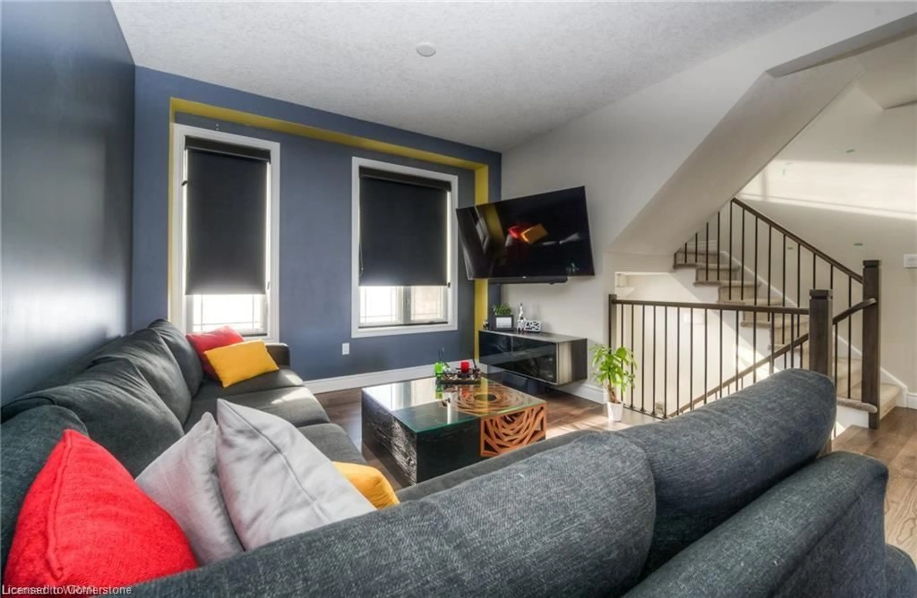 Living room with furniture, unknown for 110 Loxleigh Lane, Breslau Ontario N0B 1M0