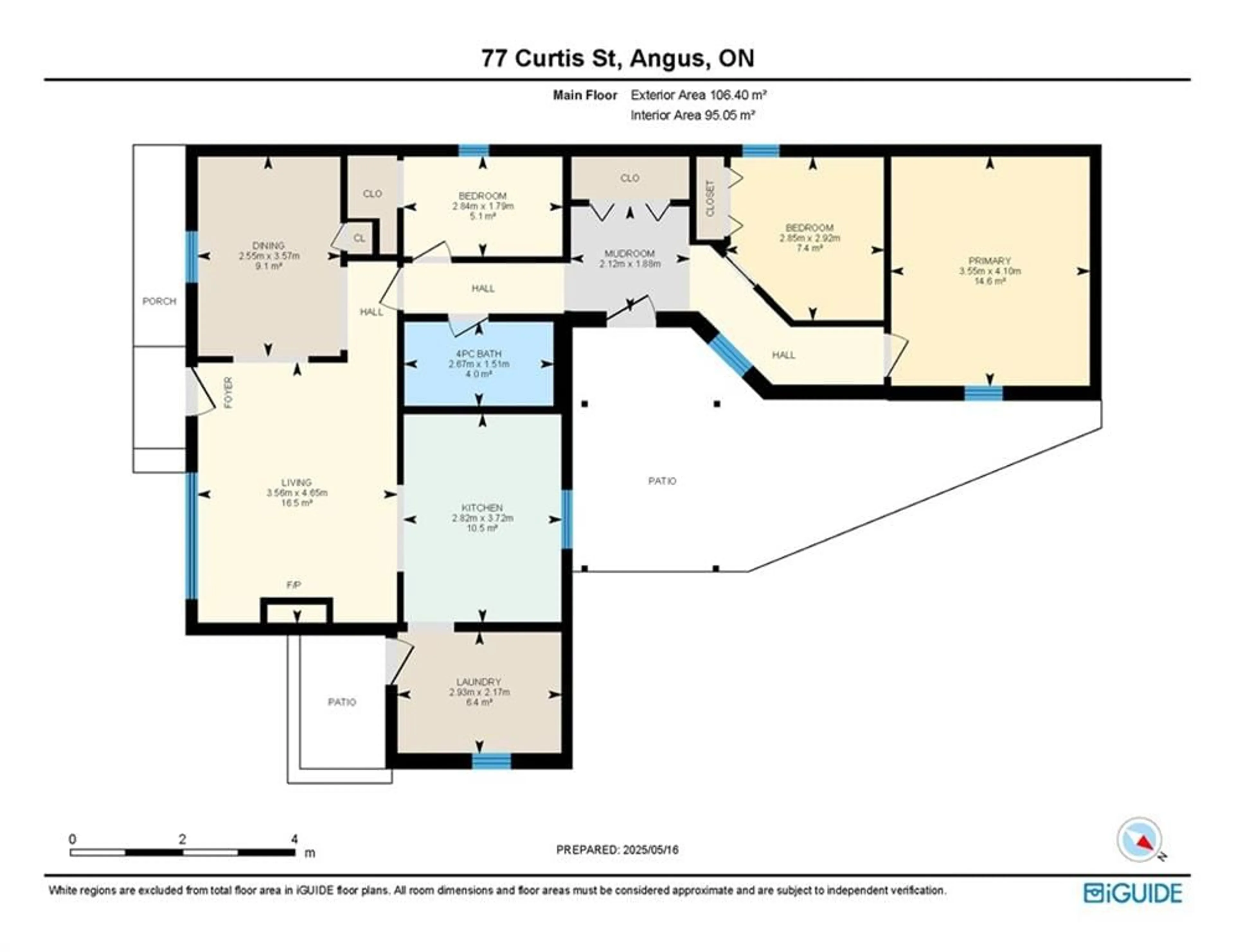 Floor plan for 77 Curtis St, Angus Ontario L0M 1B0