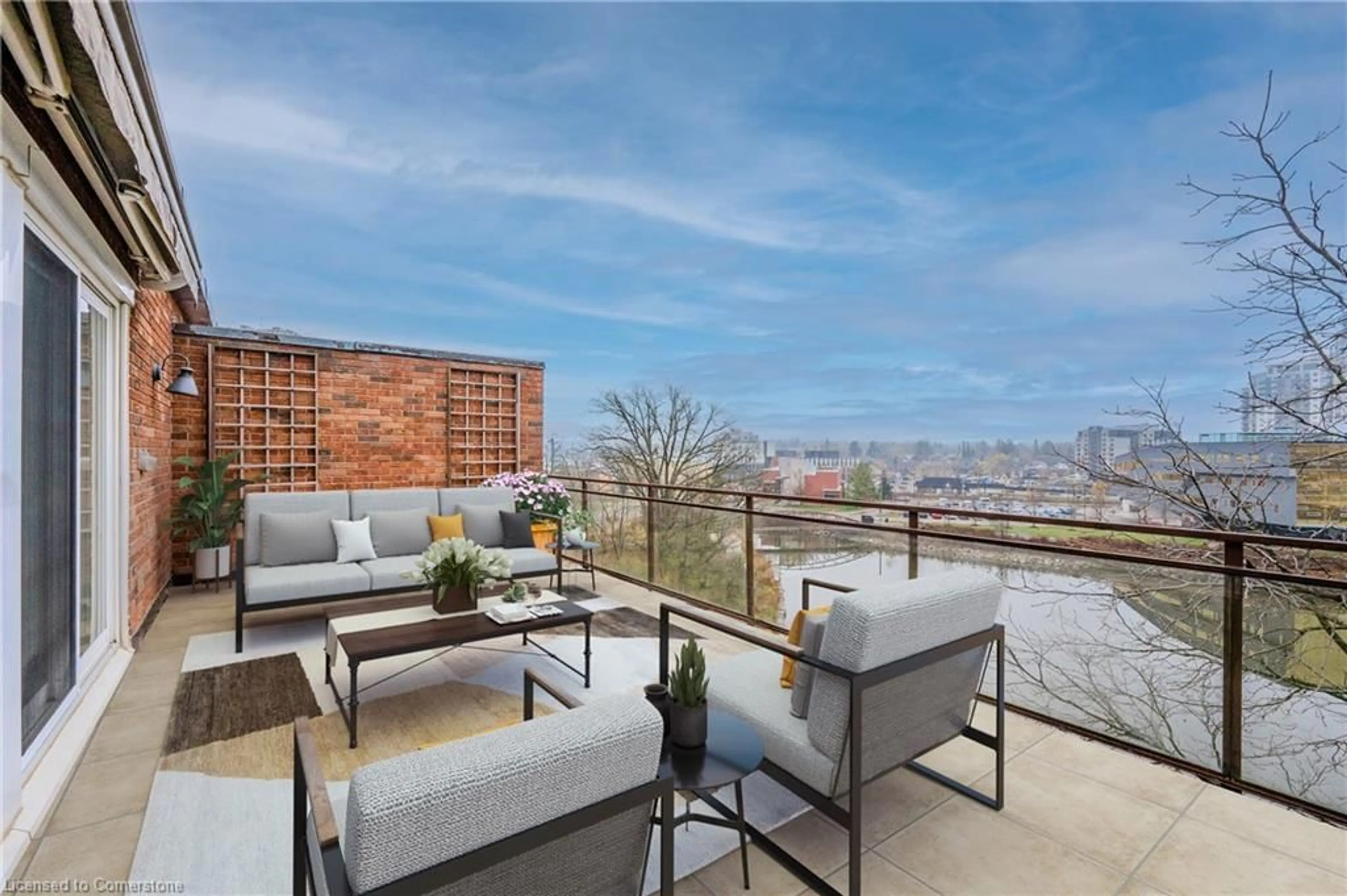 Patio, unknown for 43 Caroline St #502, Waterloo Ontario N2L 2Y5