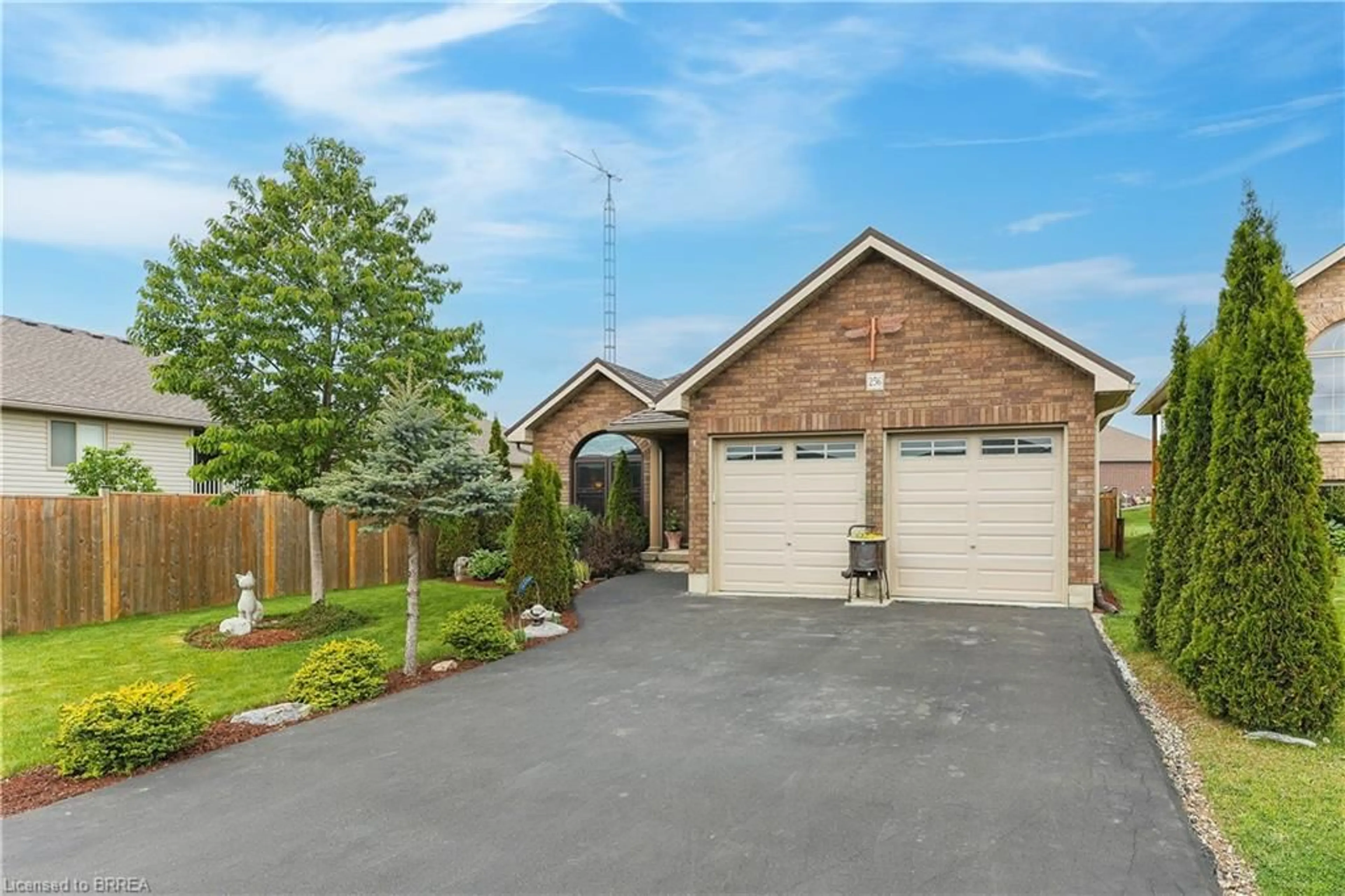 Home with brick exterior material, street for 256 Donly Dr, Simcoe Ontario N3Y 0B7