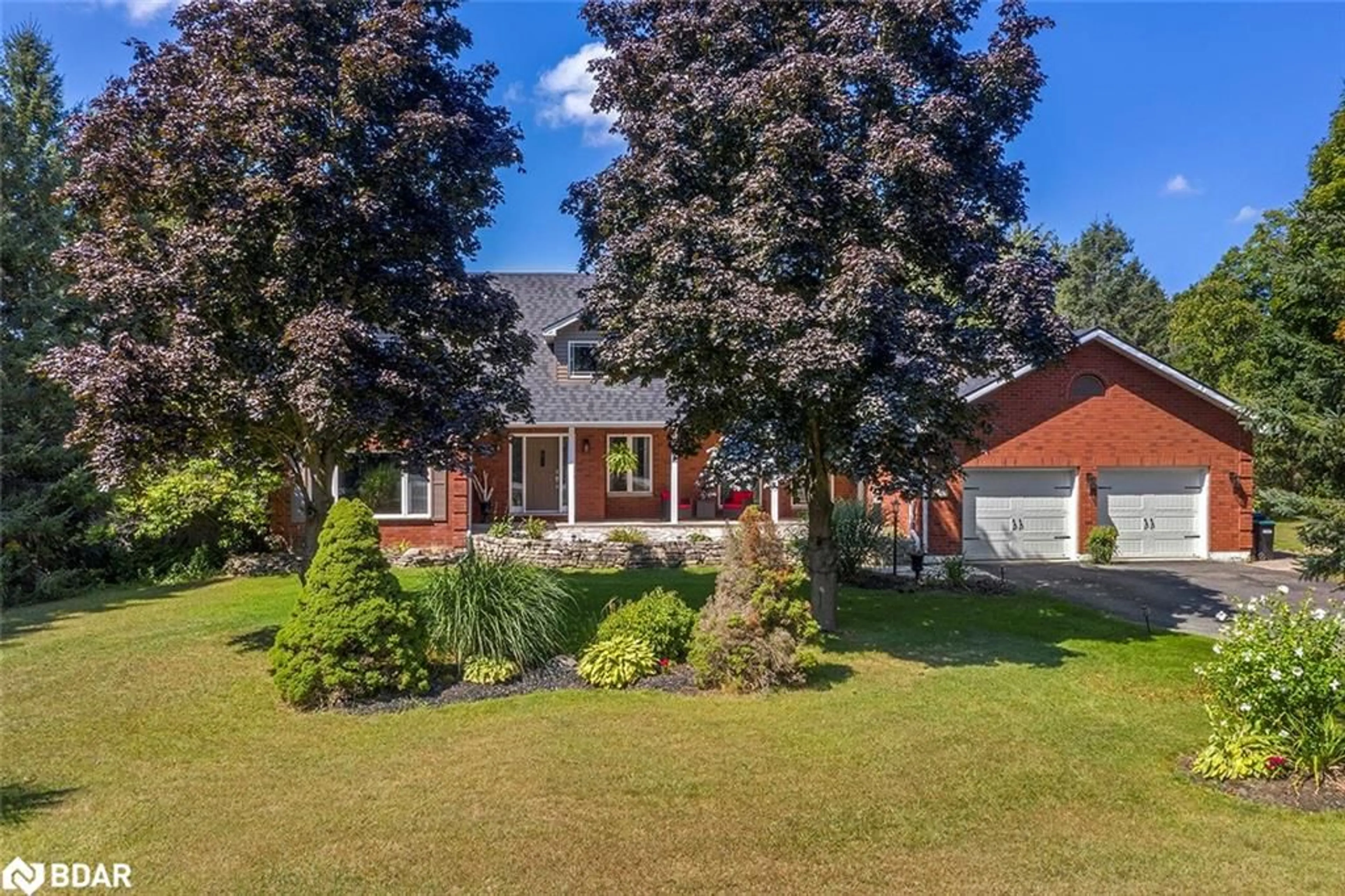 A pic from outside/outdoor area/front of a property/back of a property/a pic from drone, street for 2038 Snow Valley Road, Minesing Ontario L0L 1Y3
