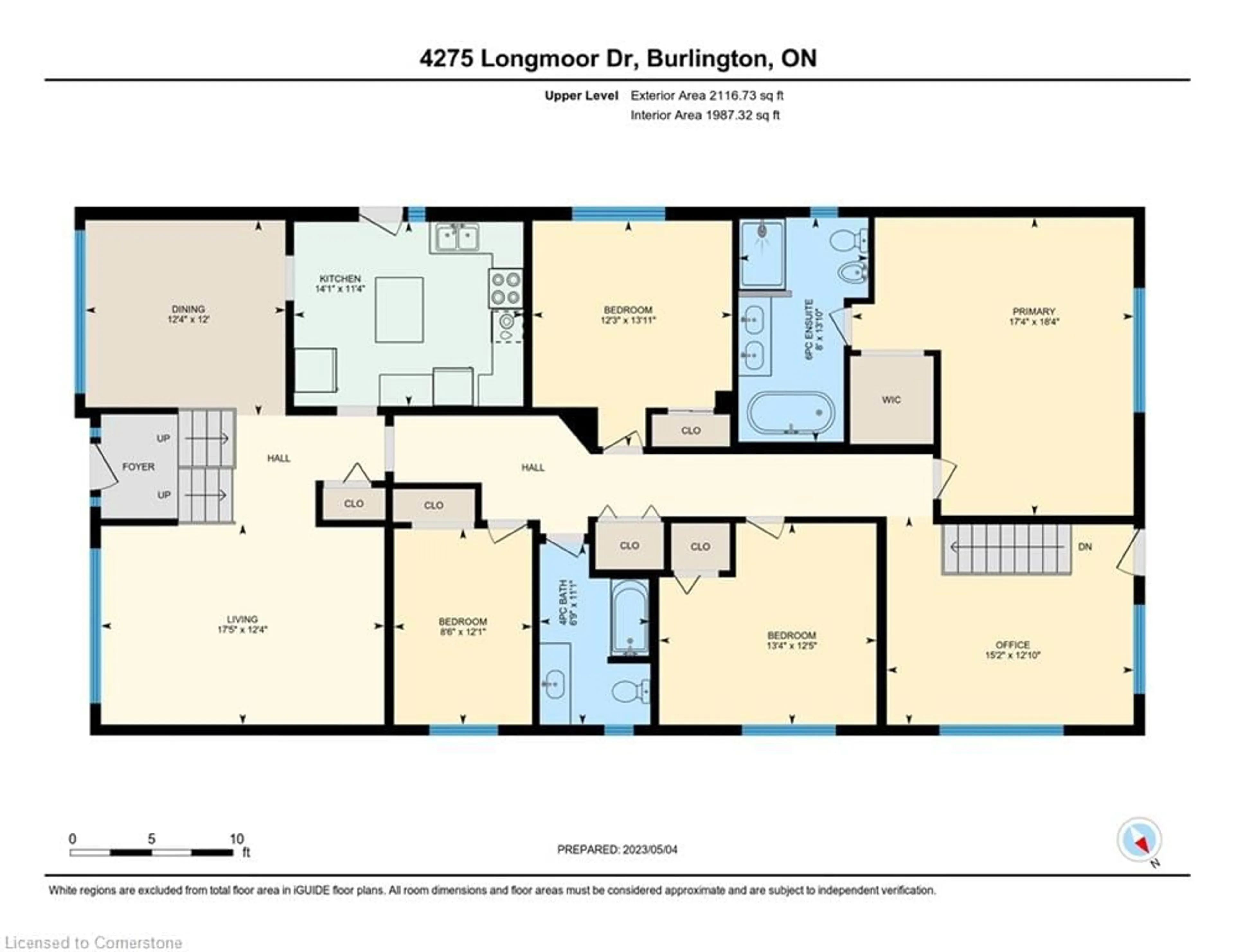 Floor plan for 4275 Longmoor Dr, Burlington Ontario L7L 5A4