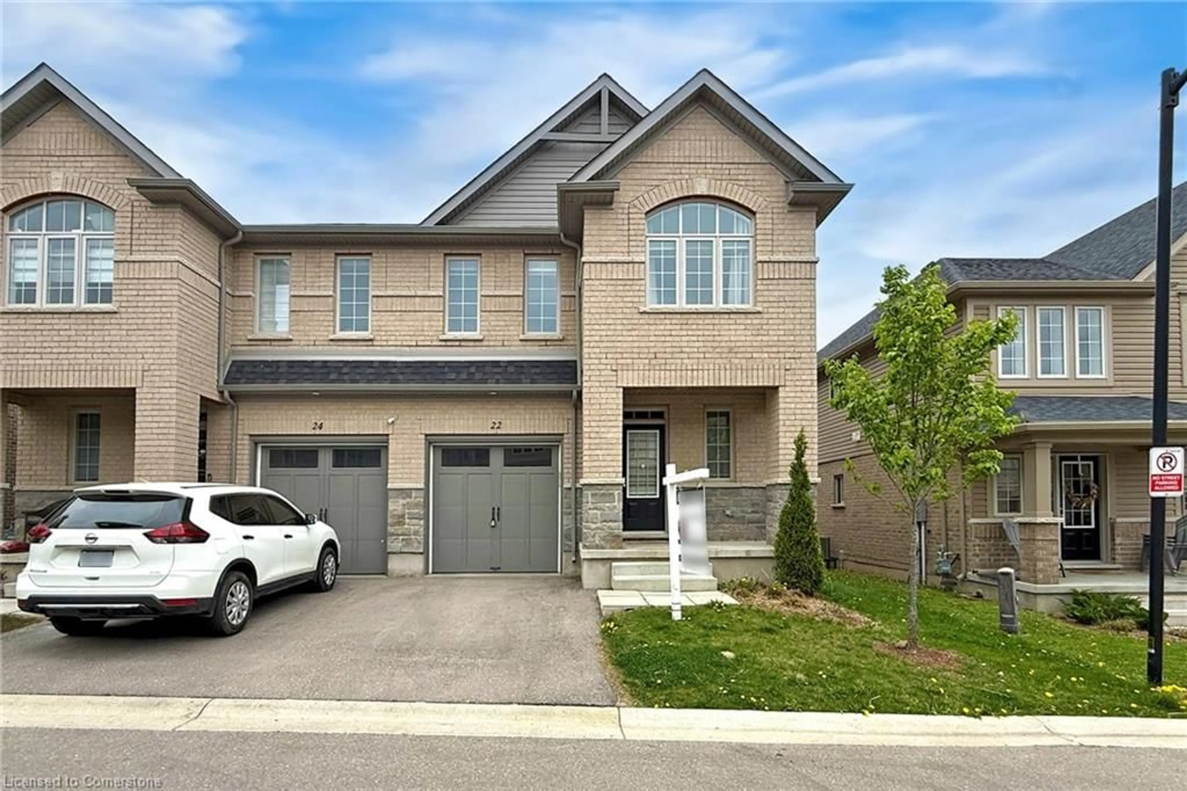 Home with brick exterior material, street for 22 Gleason Cres #11, Kitchener Ontario N2M 0B7