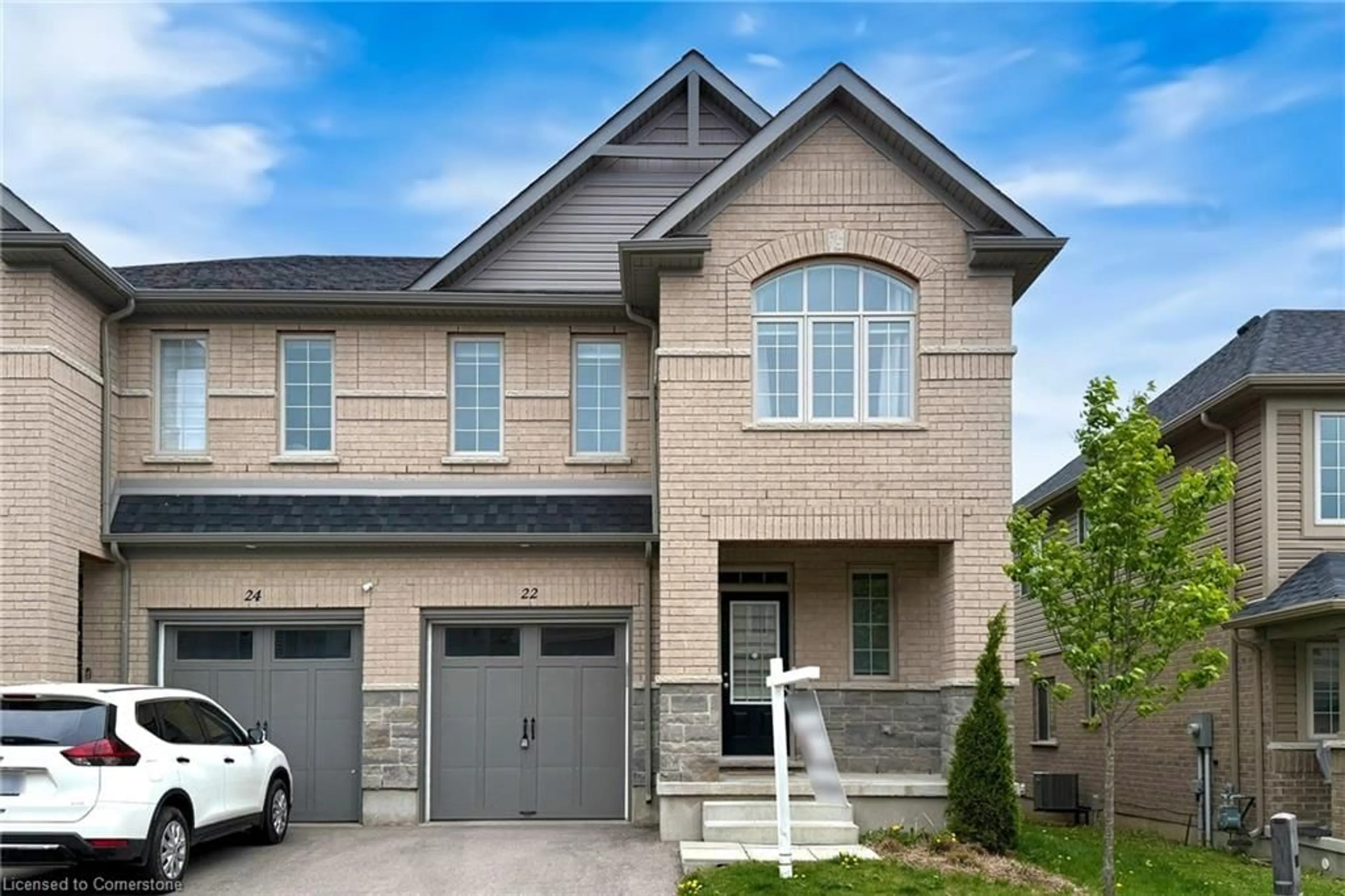 Home with brick exterior material, street for 22 Gleason Cres #11, Kitchener Ontario N2M 0B7