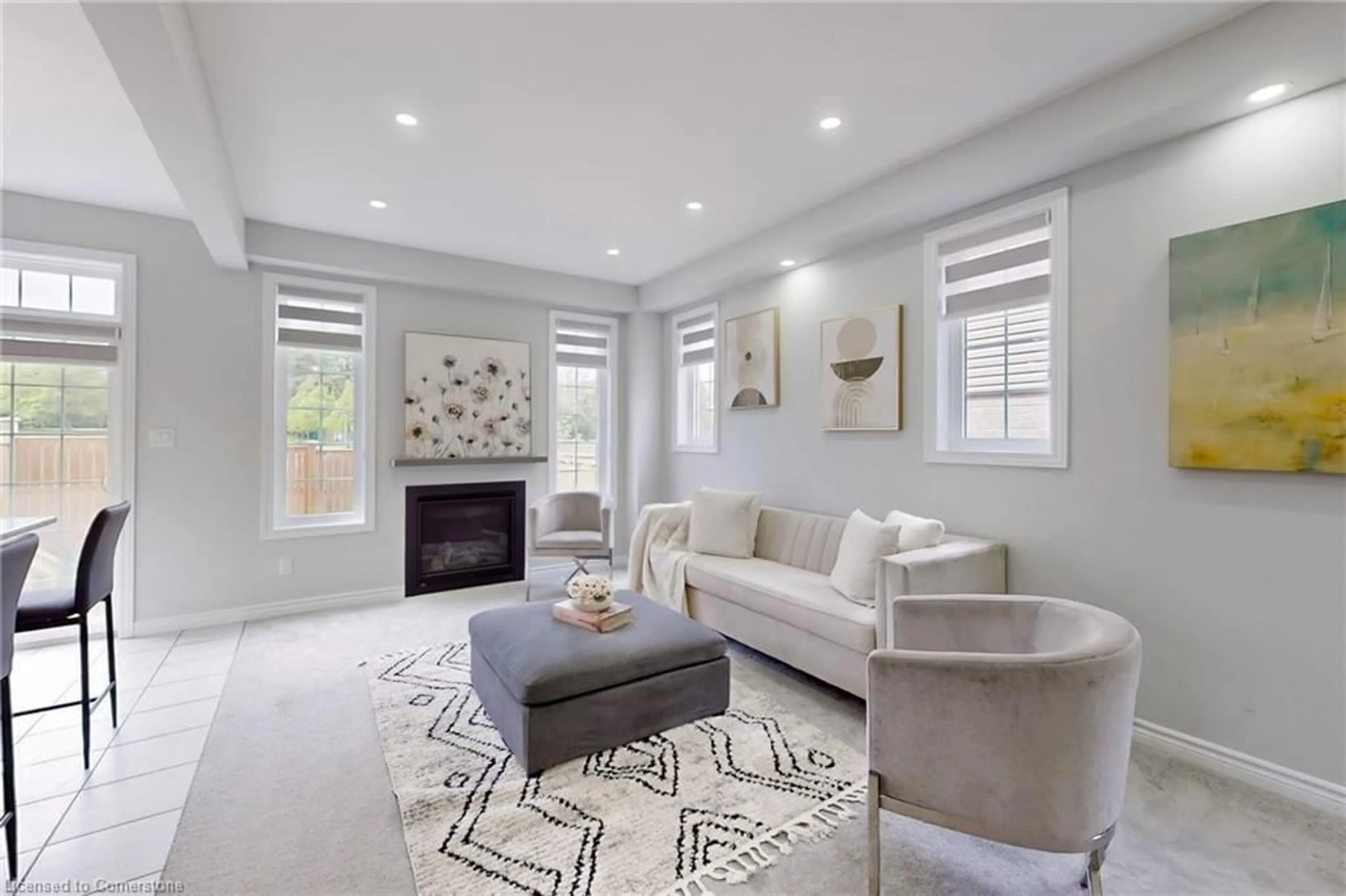 Living room with furniture, unknown for 22 Gleason Cres #11, Kitchener Ontario N2M 0B7