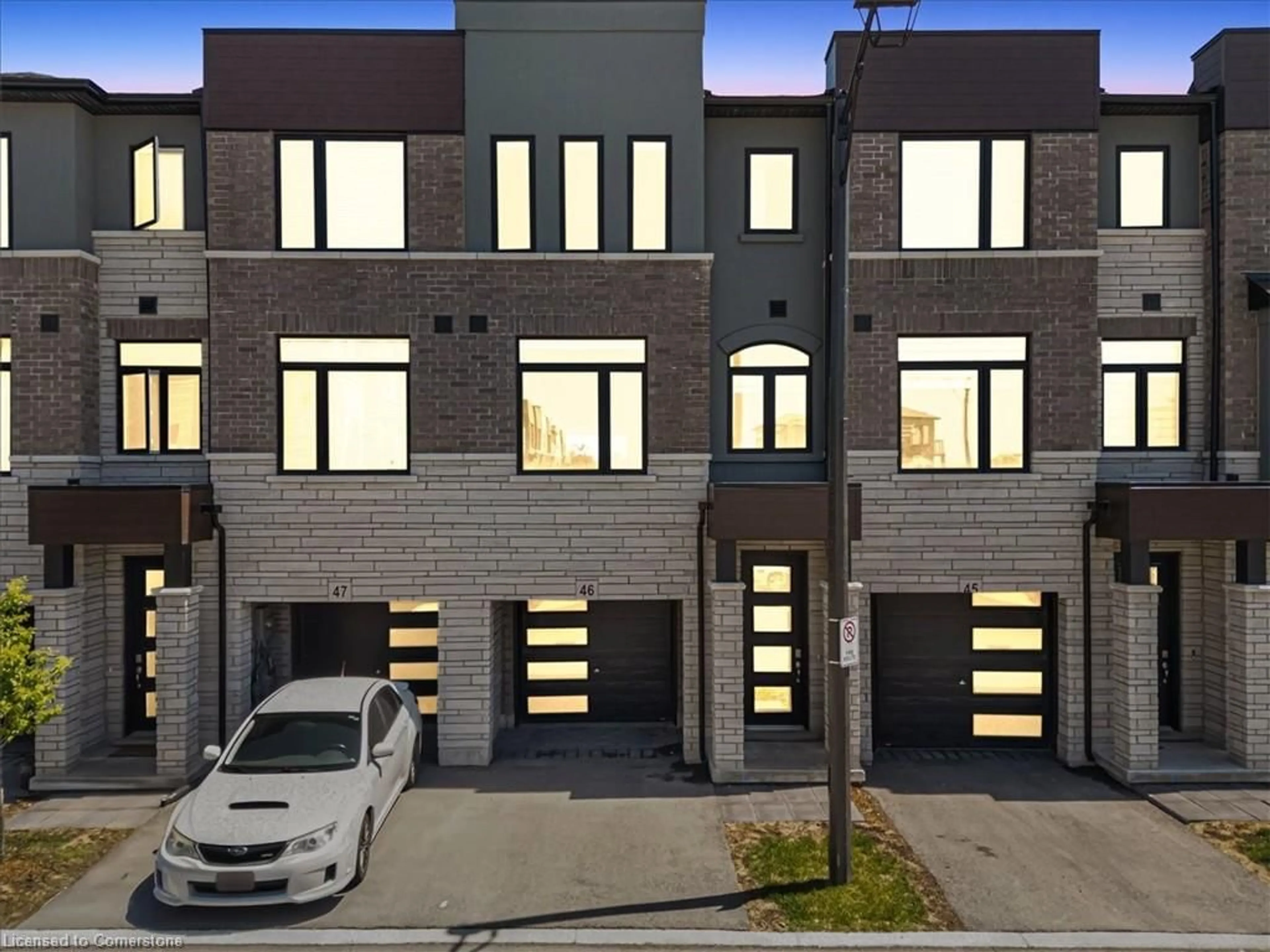 Home with brick exterior material, street for 290 Equestrian Way #46, Cambridge Ontario N3E 0E7