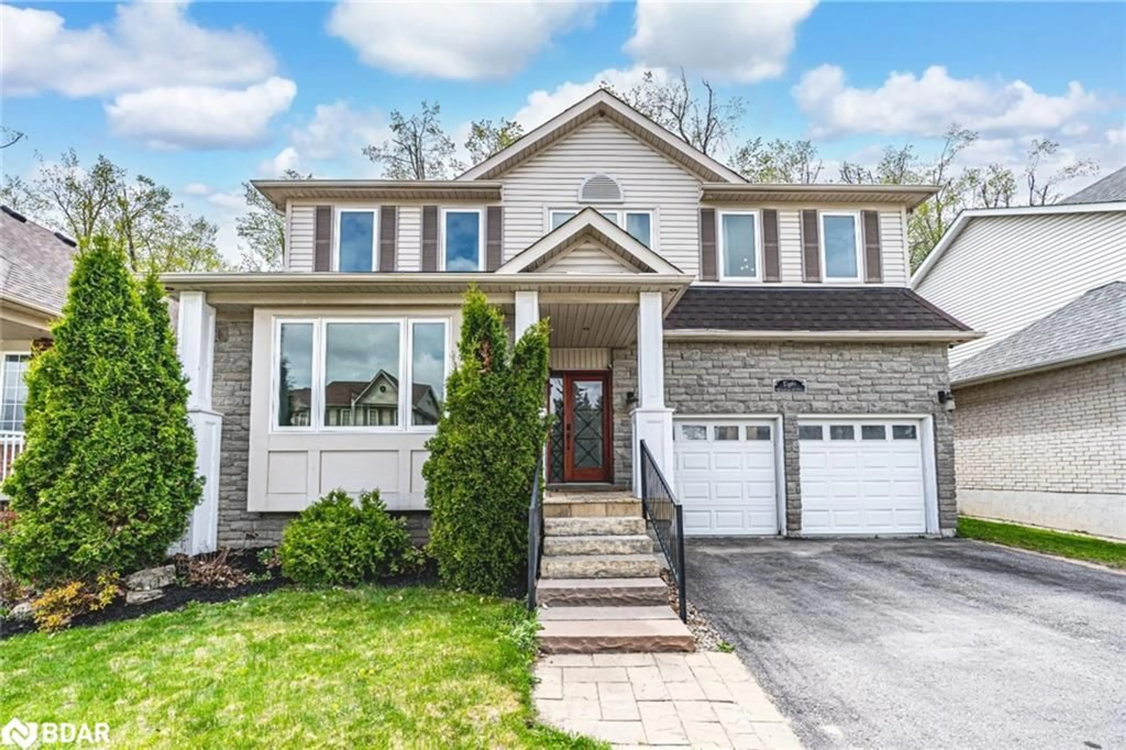 Home with brick exterior material, street for 8 Thrushwood Dr, Barrie Ontario L4N 0Z1
