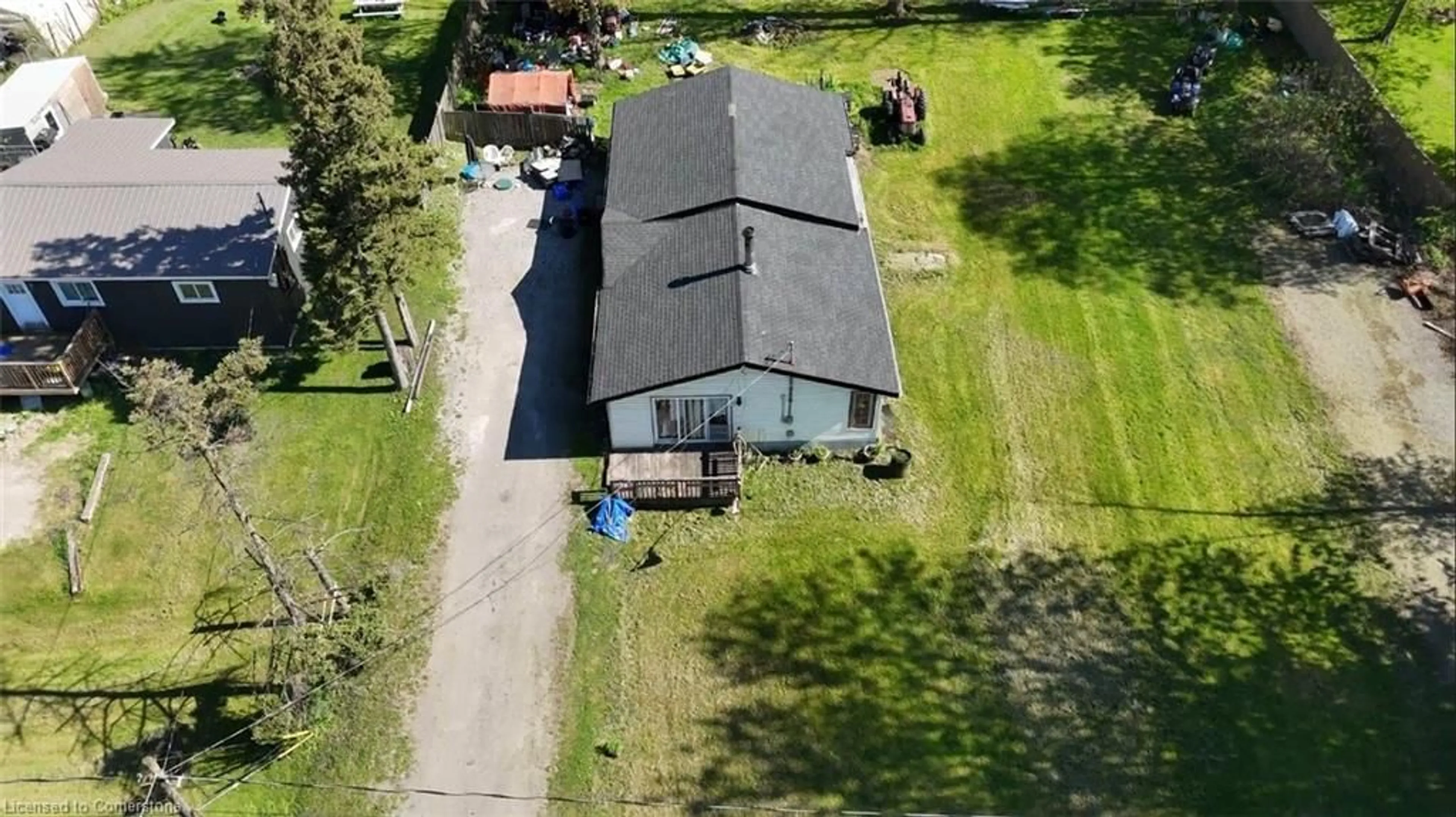 A pic from outside/outdoor area/front of a property/back of a property/a pic from drone, building for 8 Nanticoke Valley Rd, Nanticoke Ontario N0A 1L0
