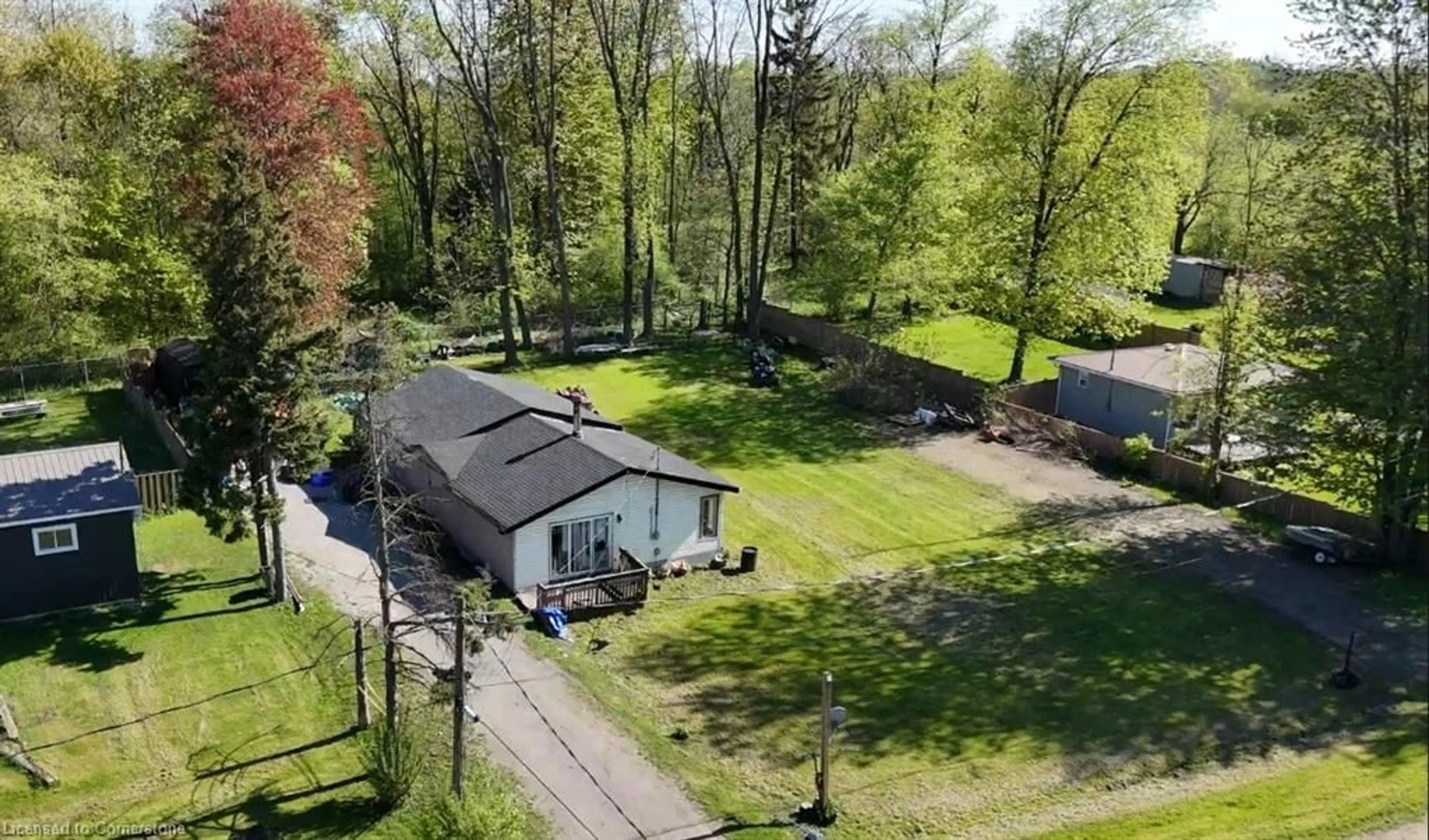 A pic from outside/outdoor area/front of a property/back of a property/a pic from drone, unknown for 8 Nanticoke Valley Rd, Nanticoke Ontario N0A 1L0