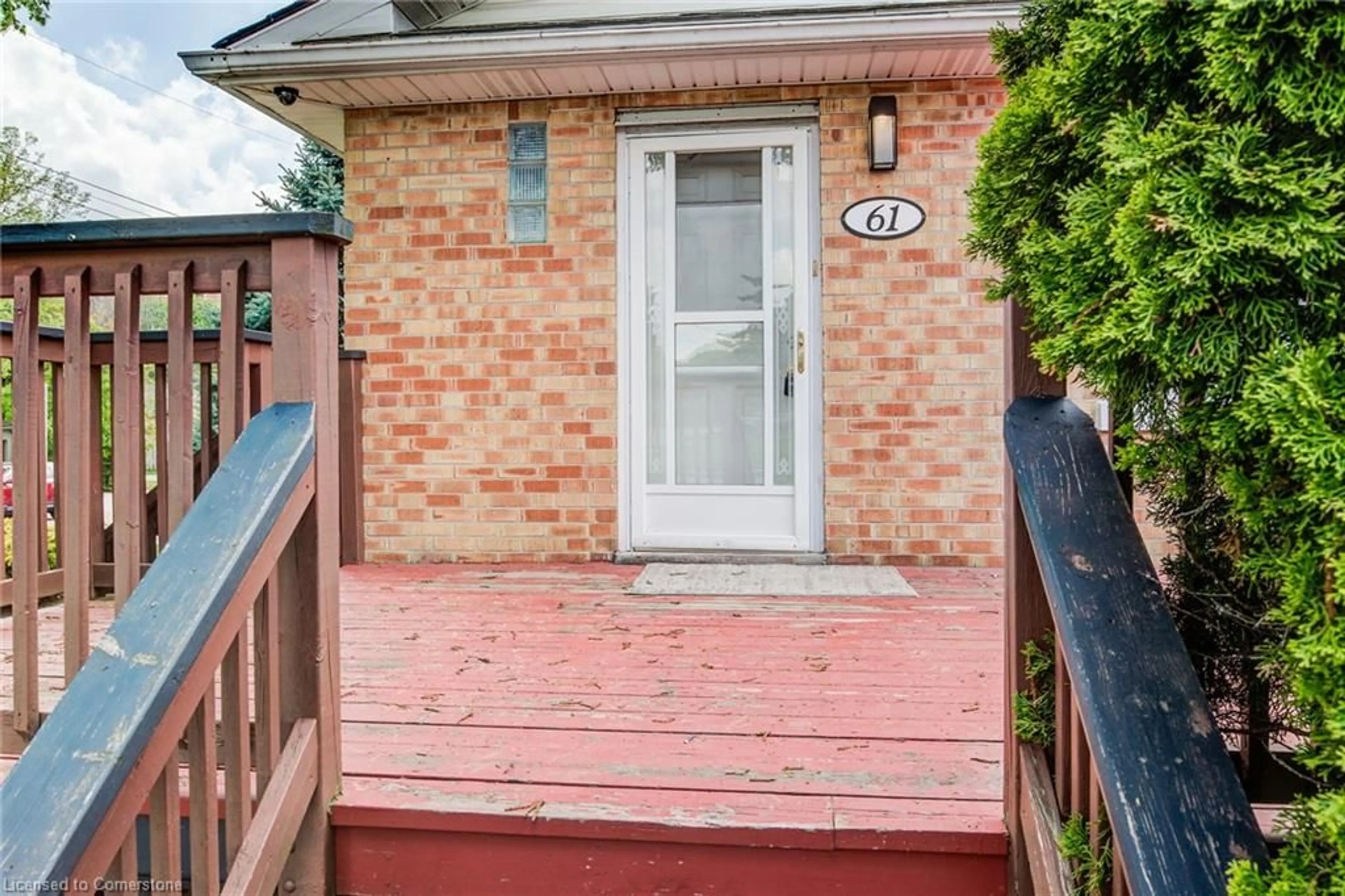 Patio, street for 61 Ethel St, Kitchener Ontario N2B 1Z6