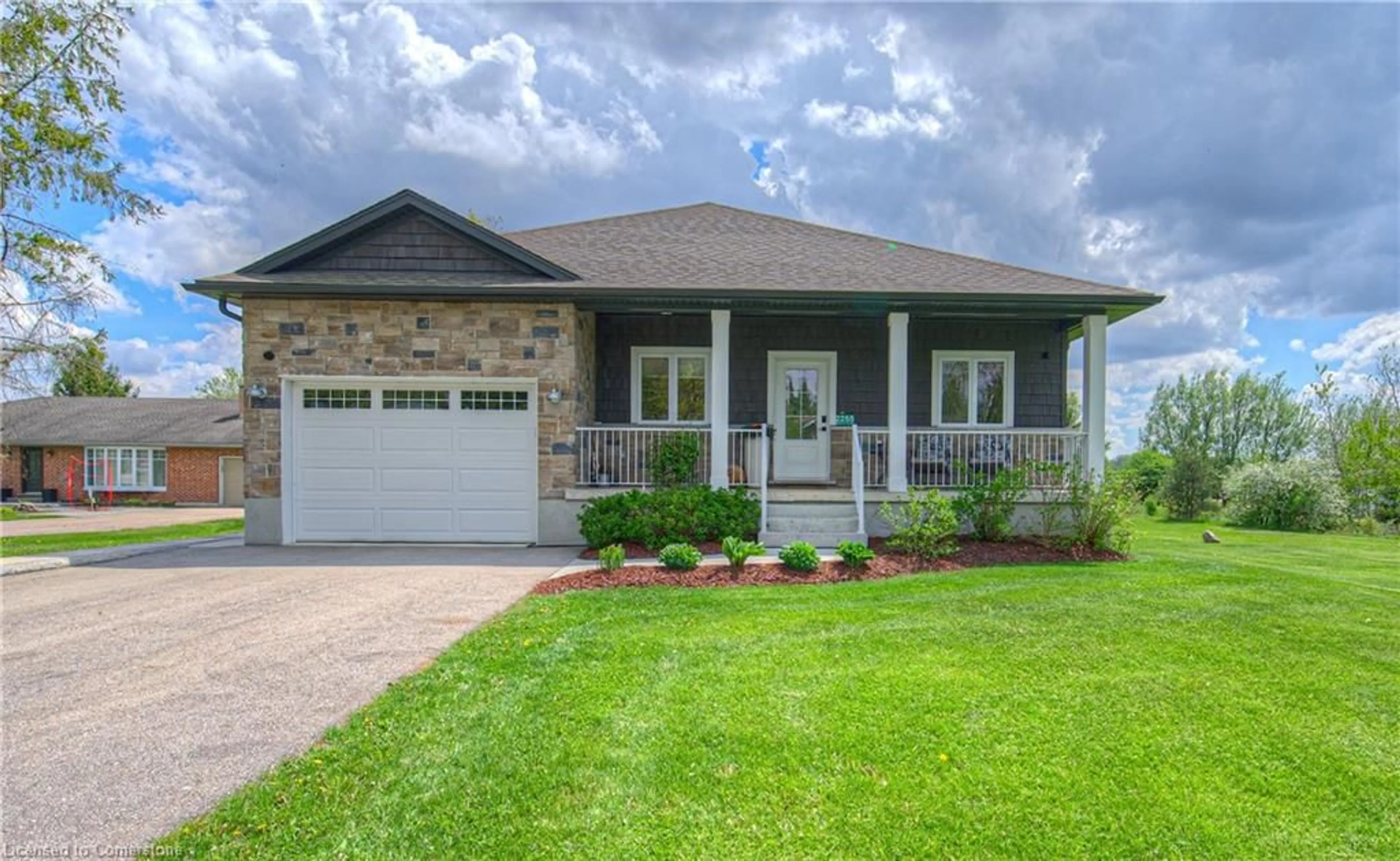 Home with brick exterior material, street for 2255 Webster St, Shakespeare Ontario N0B 2P0