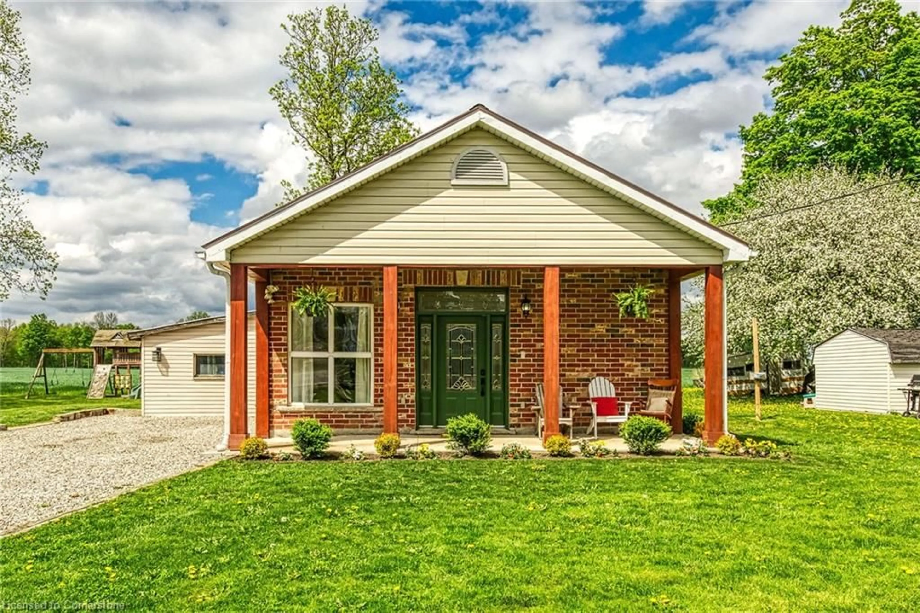 Home with brick exterior material, street for 208 Highway 53, Brantford Ontario N0E 1A0