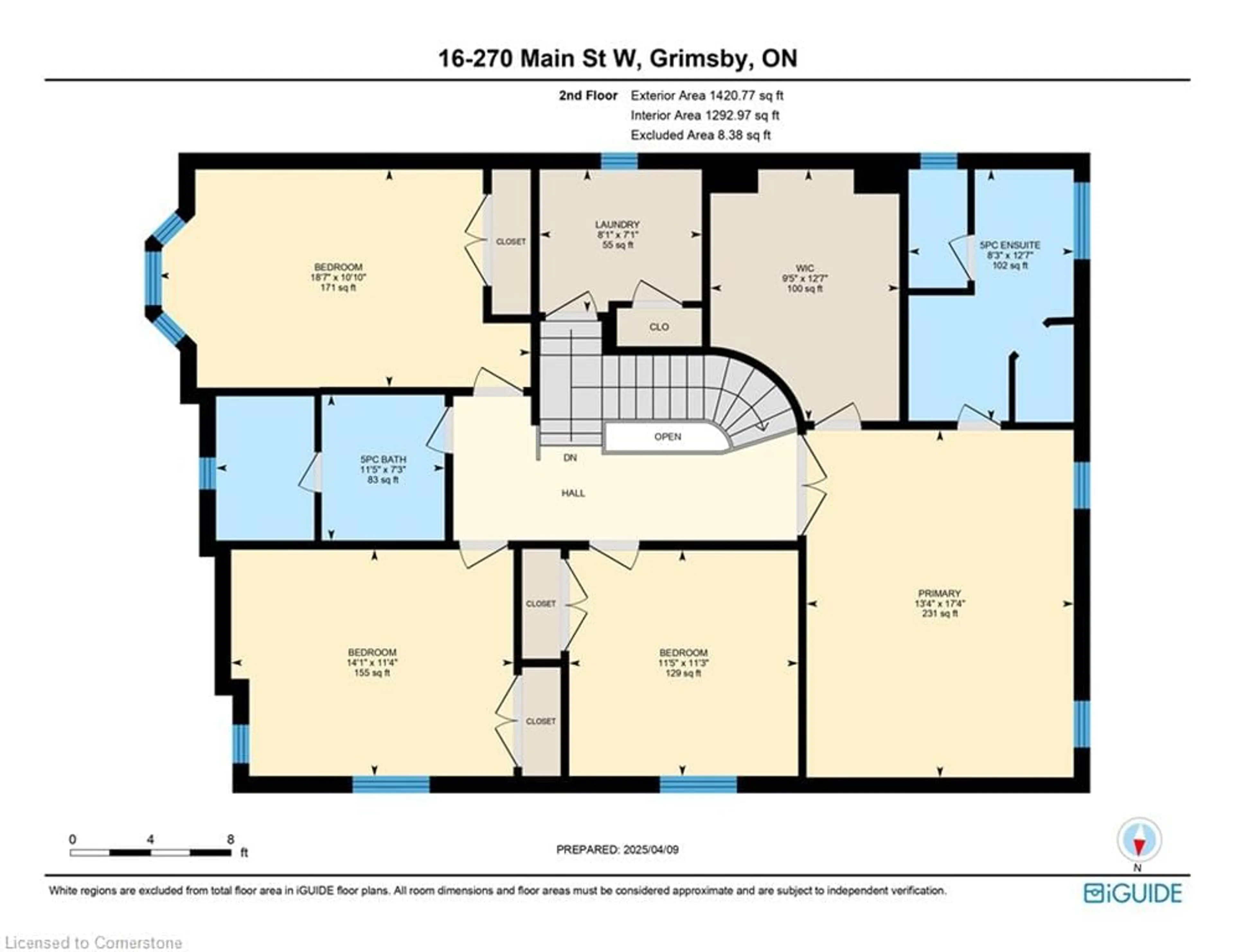 Floor plan for 270 Main St #16, Grimsby Ontario L3M 0B3