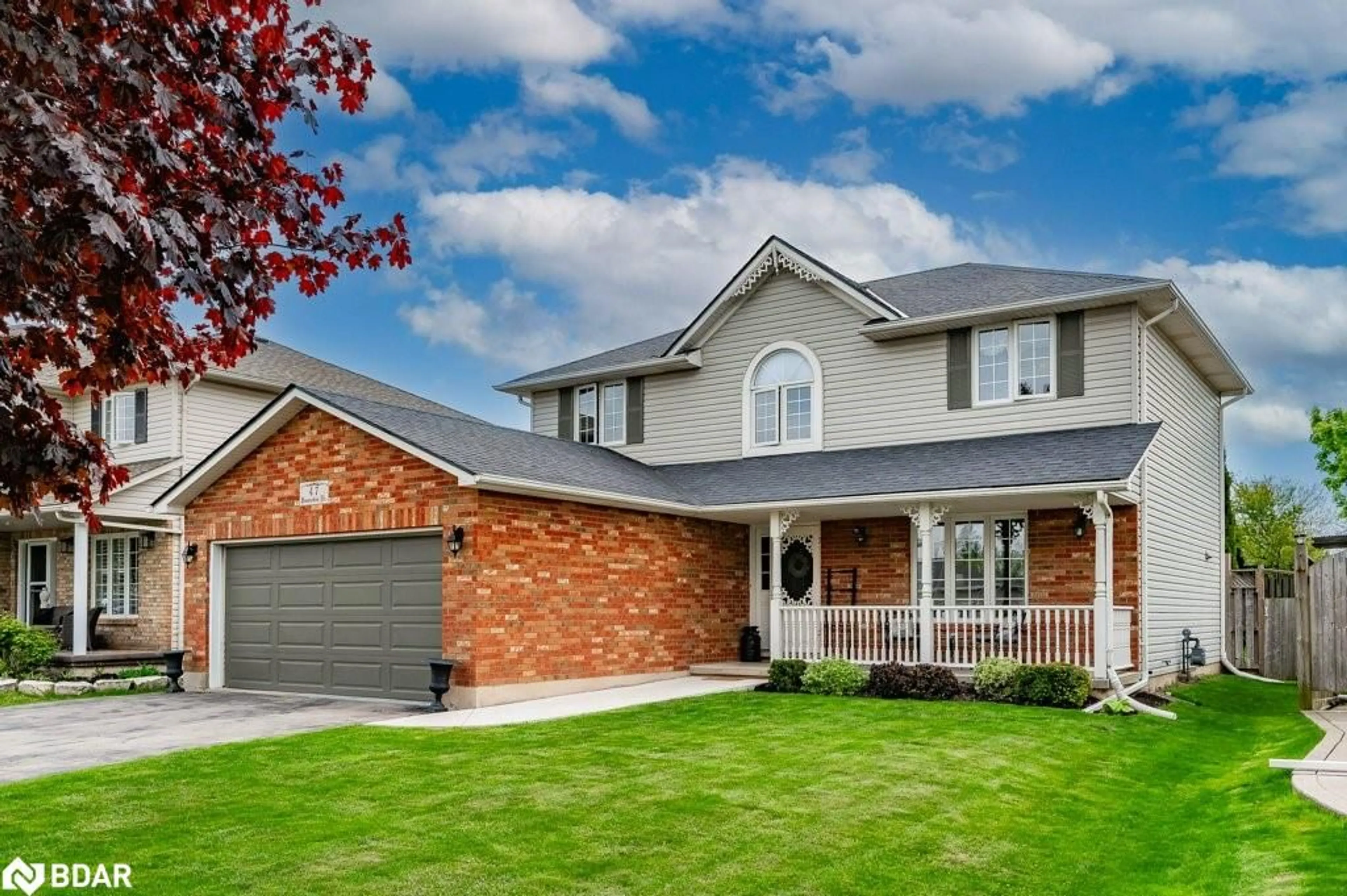Home with brick exterior material, street for 47 Dunrobin Dr, Haldimand Ontario N3W 2N7