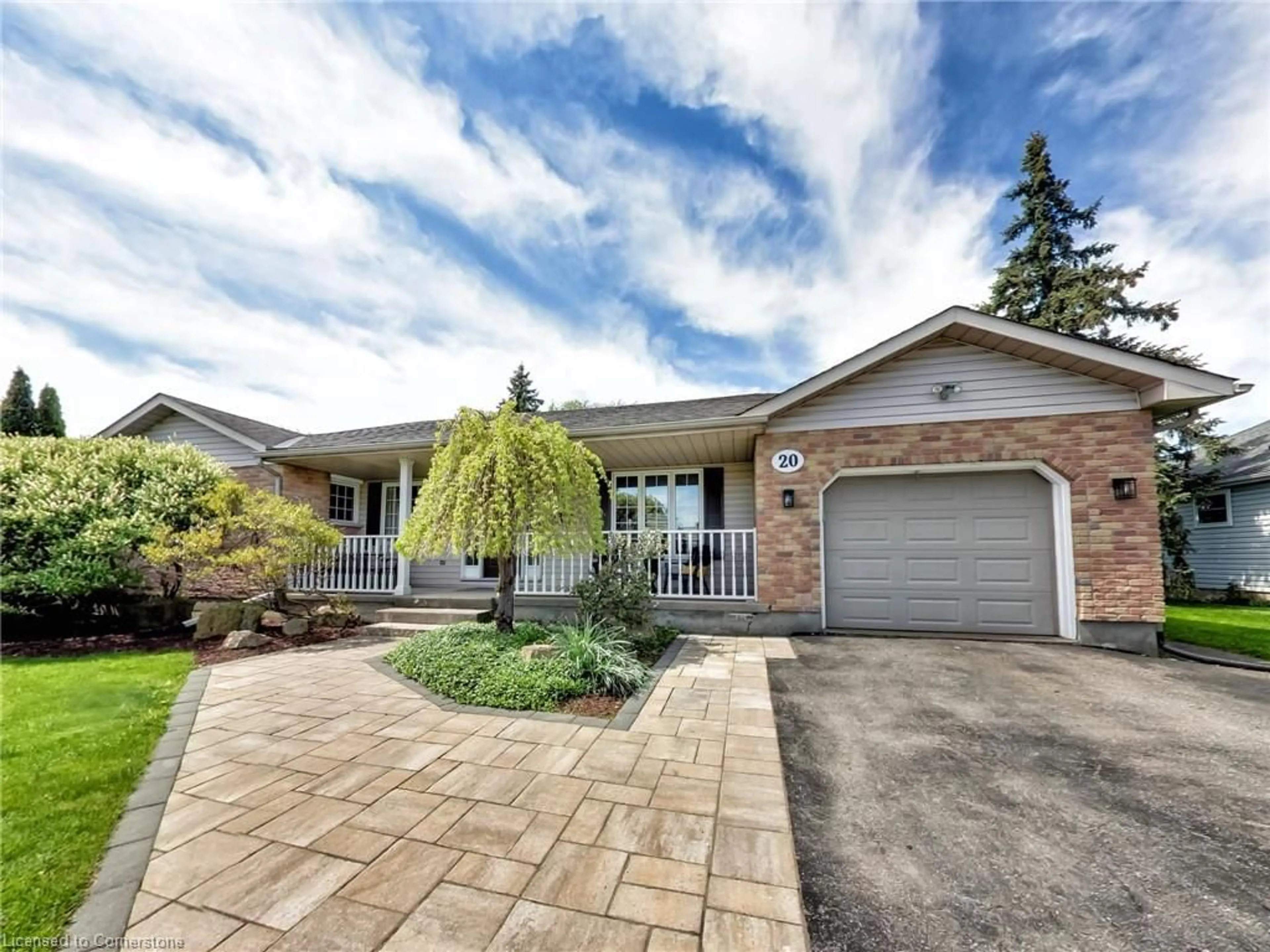 Home with brick exterior material, street for 20 Farewell Cres, Smithville Ontario L0R 2A0