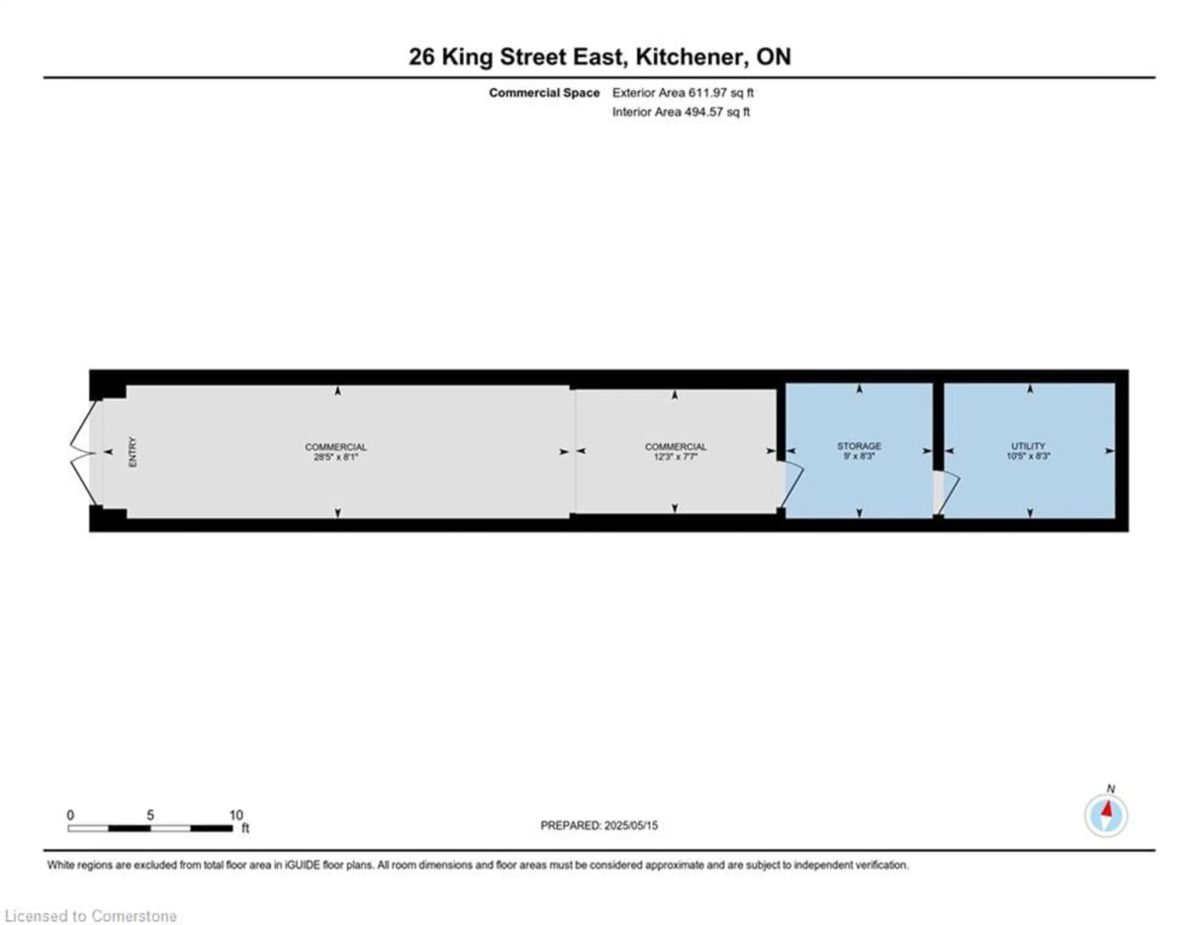 Floor plan for 26 King St, Kitchener Ontario N2G 2K6