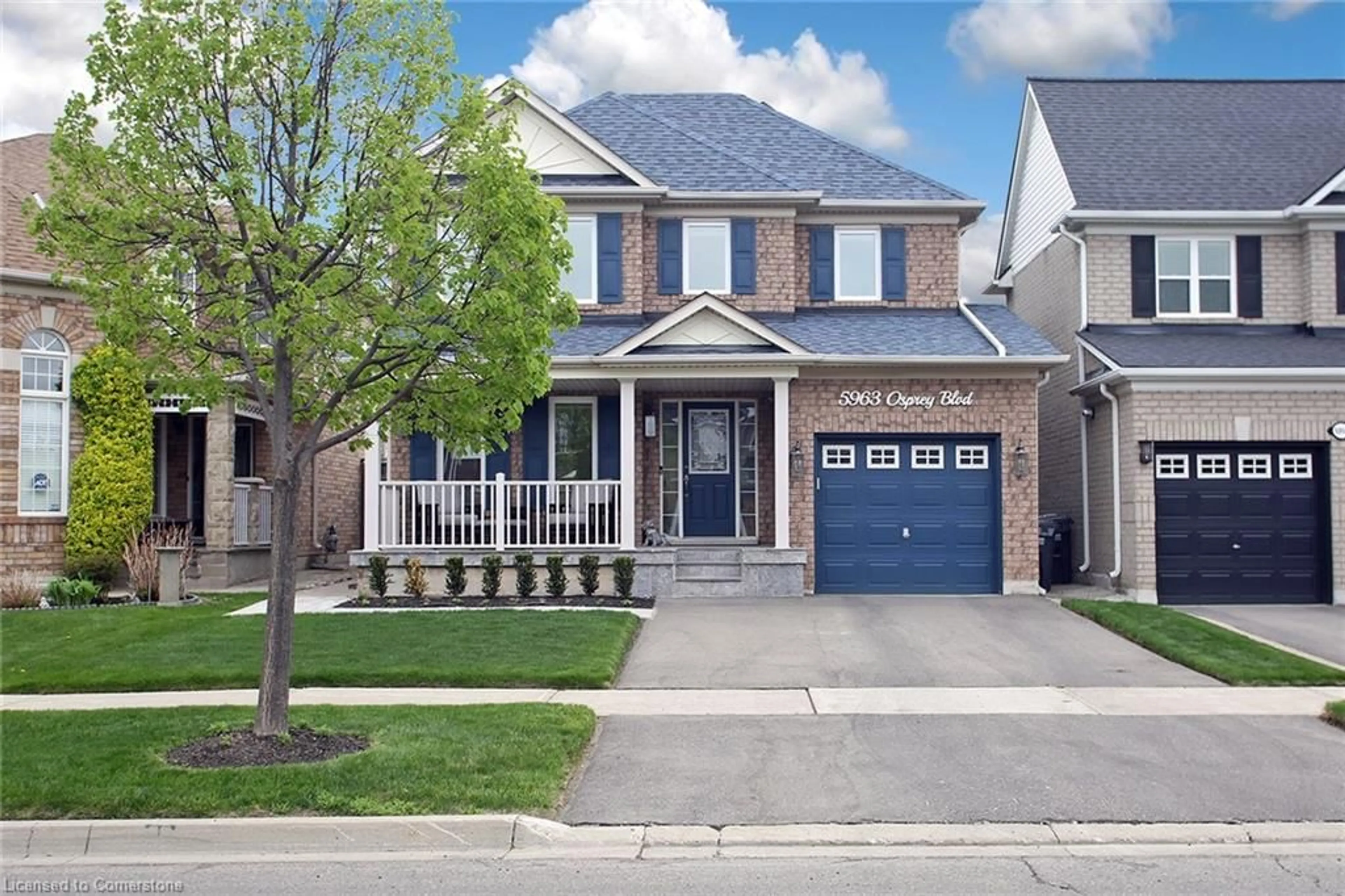 Home with brick exterior material, street for 5963 Osprey Blvd, Mississauga Ontario L5N 8K1