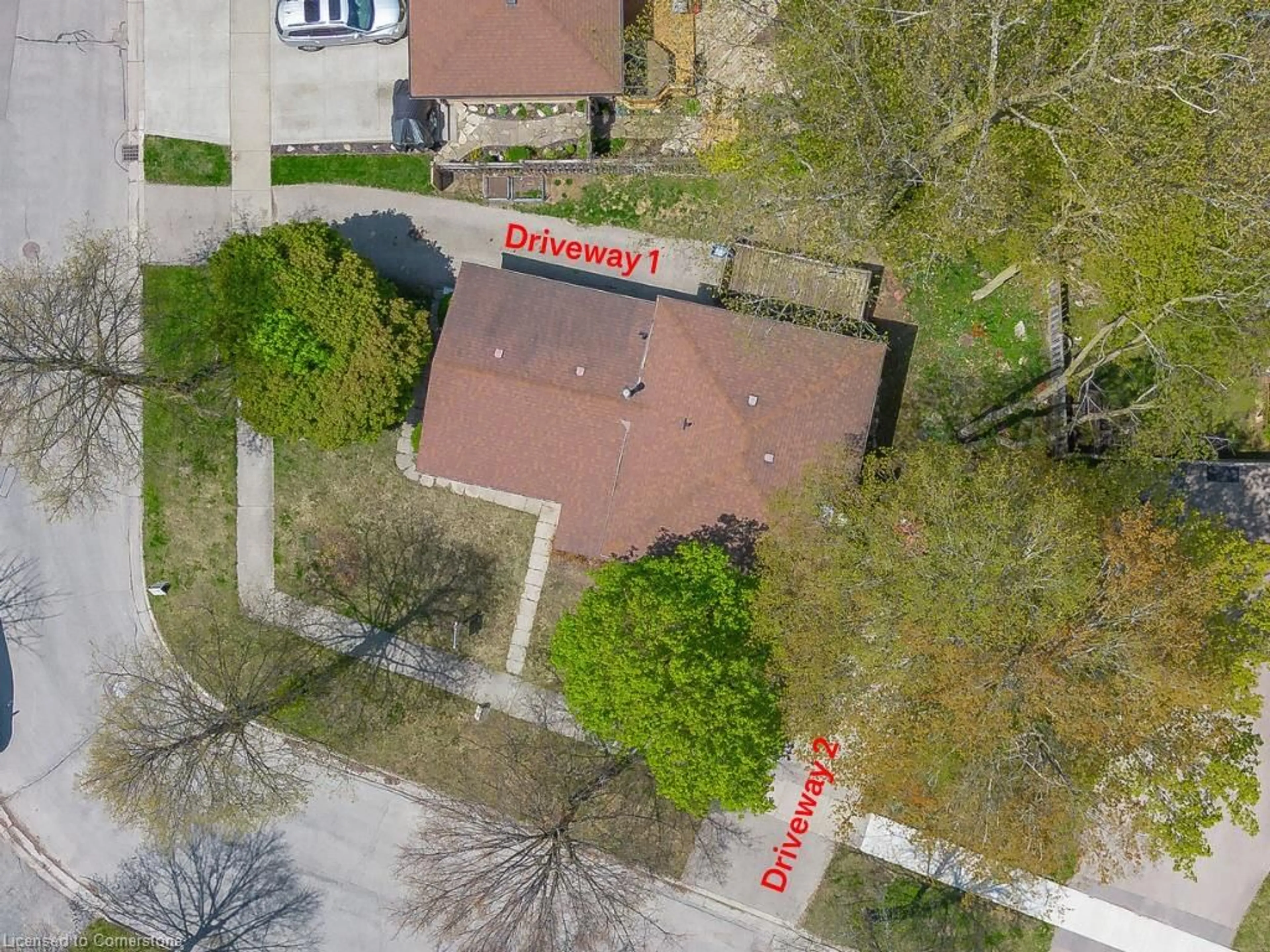 A pic from outside/outdoor area/front of a property/back of a property/a pic from drone, street for 113 Martinglen Cres, Kitchener Ontario N2E 2A3
