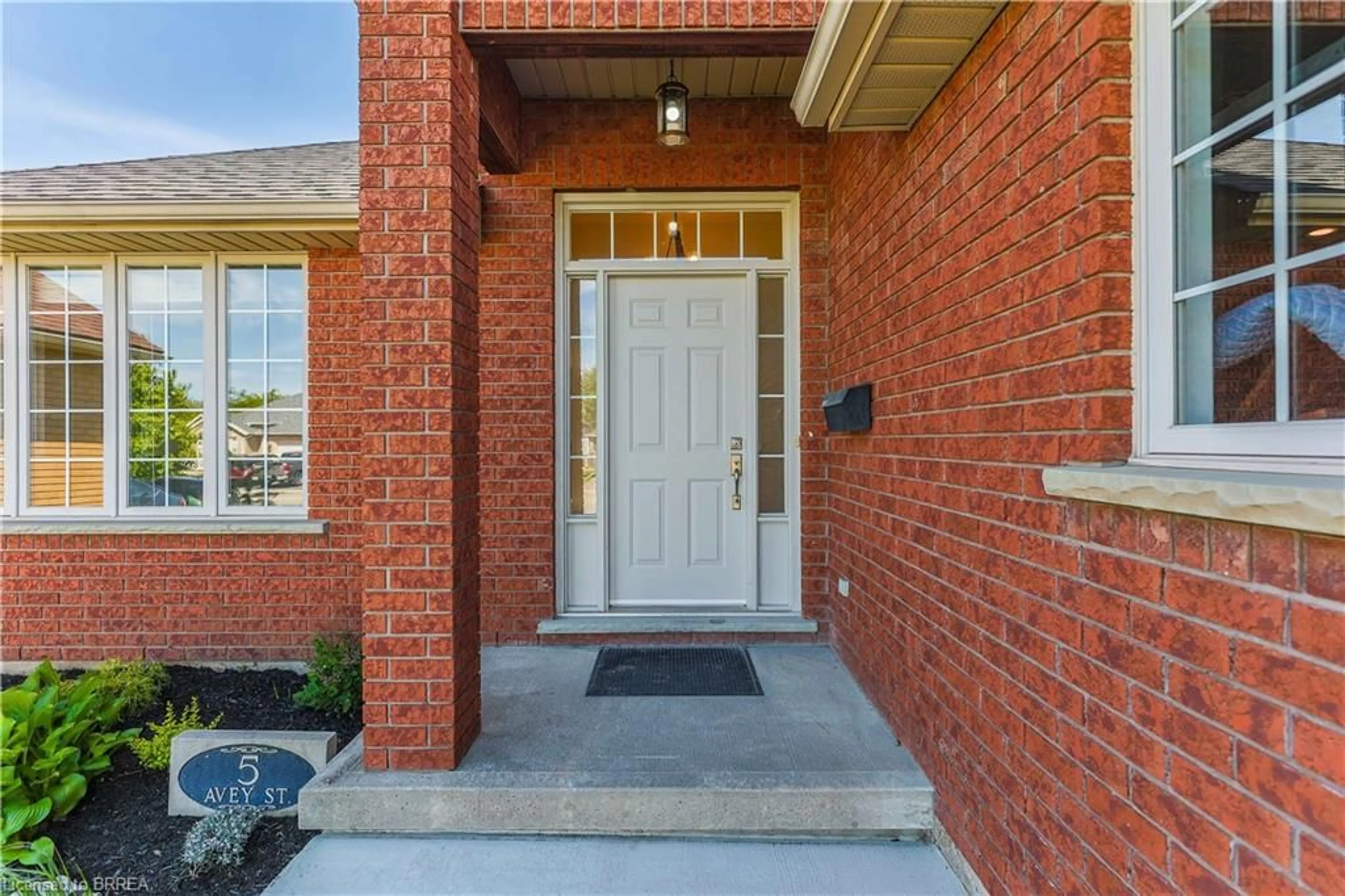 Home with brick exterior material, street for 5 Avey St, Brantford Ontario N3T 6M4
