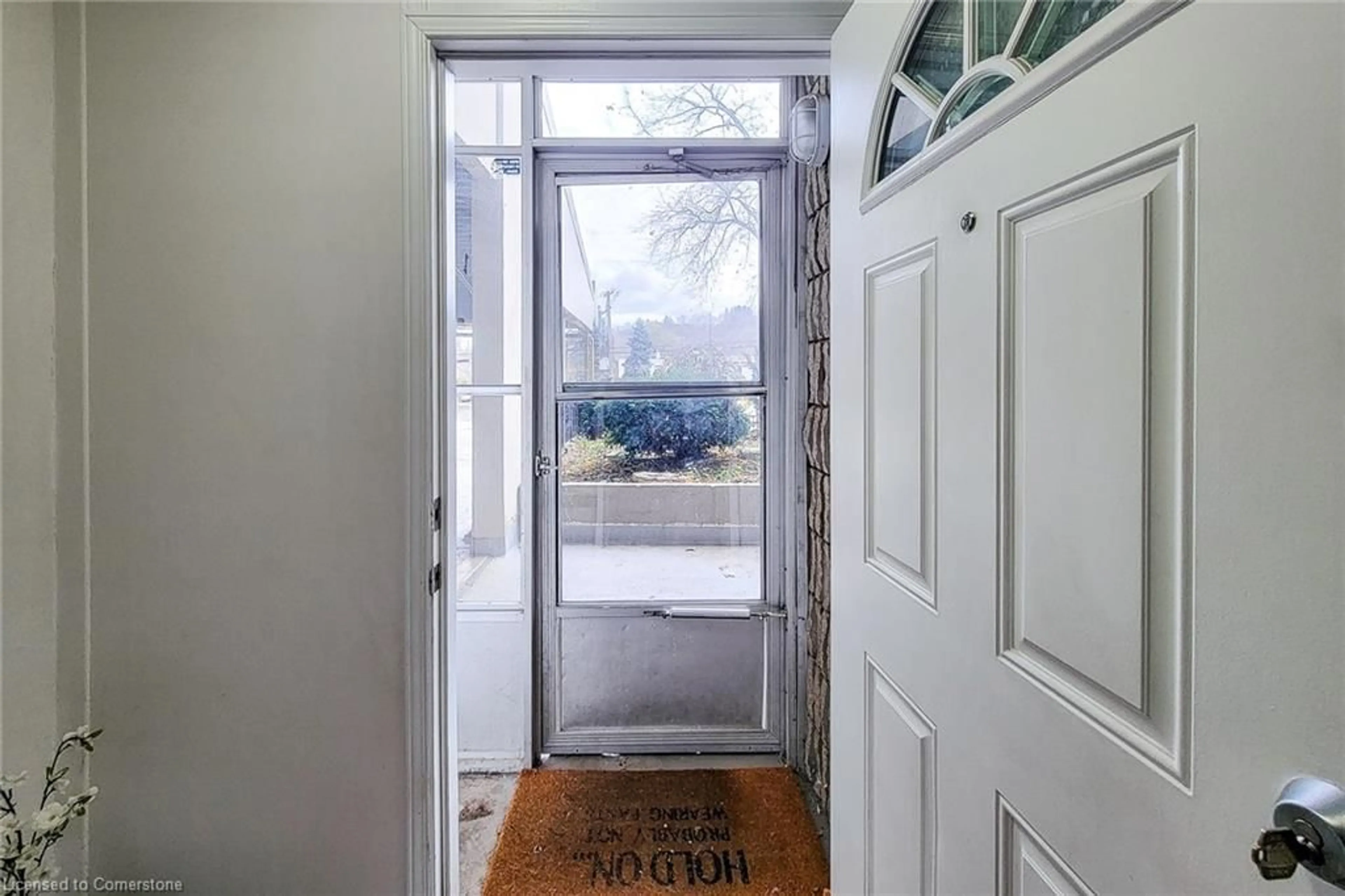 Indoor entryway for 350 Quigley Rd #110, Hamilton Ontario L8K 5N2