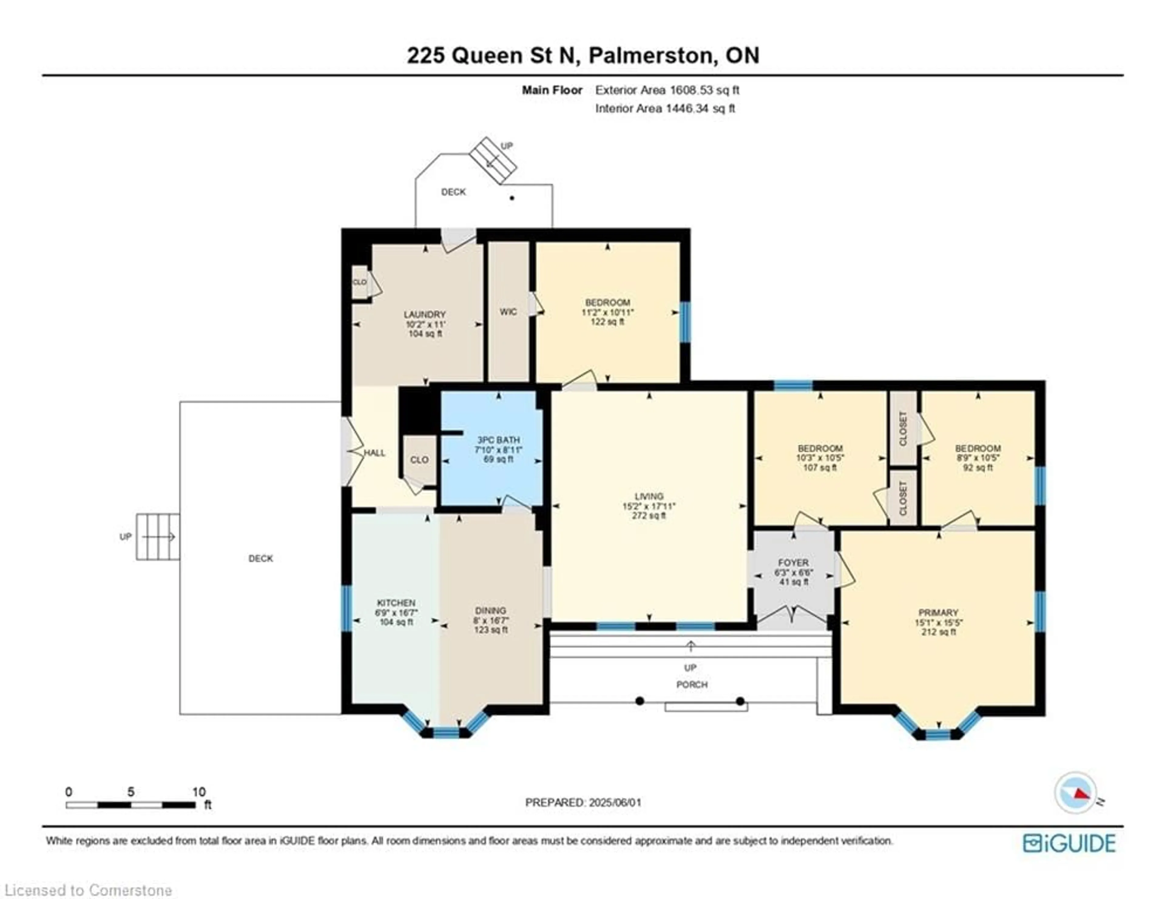 Floor plan for 225 Queen St, Palmerston Ontario N0G 2P0