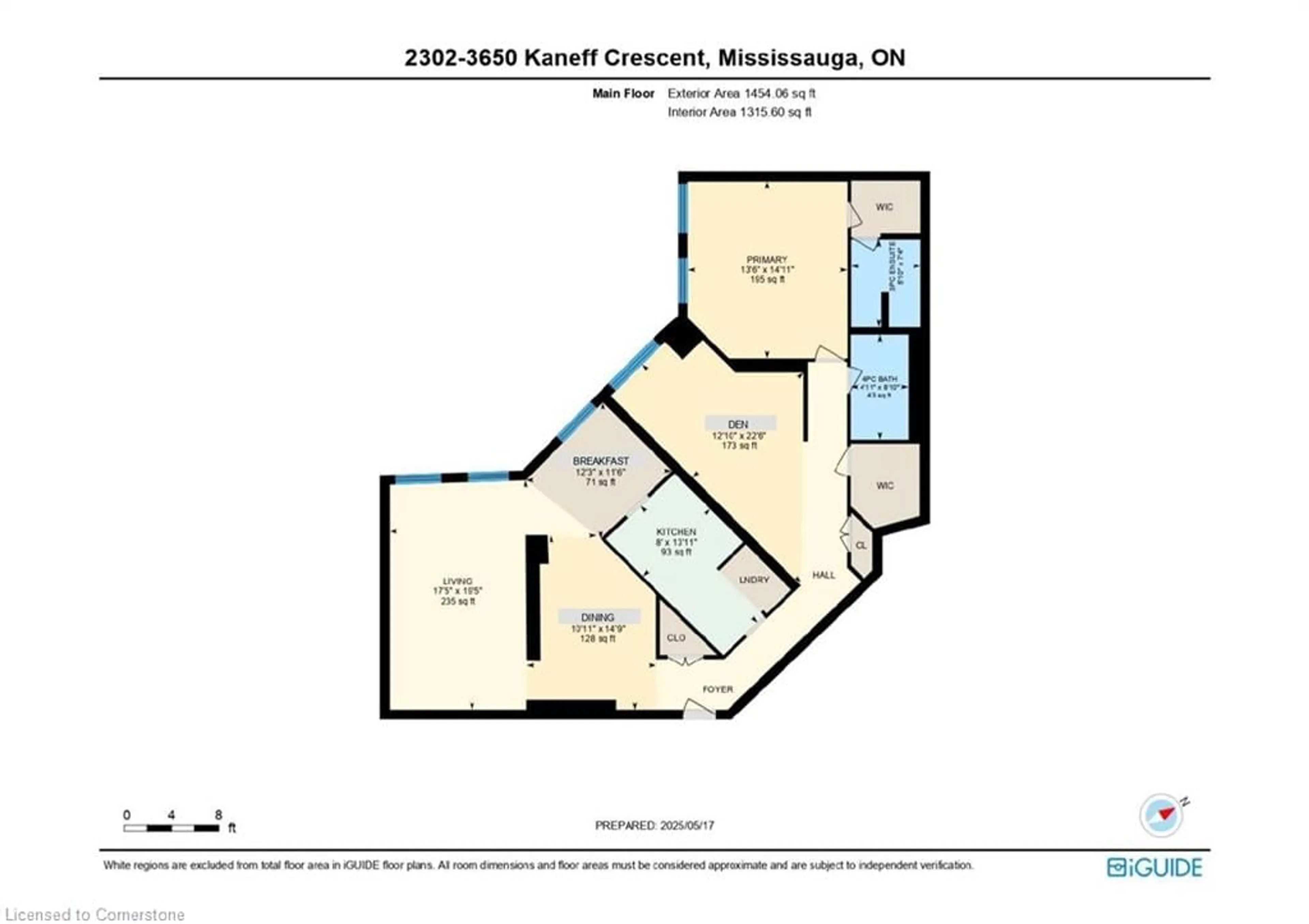 Floor plan for 3650 Kaneff Cres #2302, Mississauga Ontario L5A 4A1