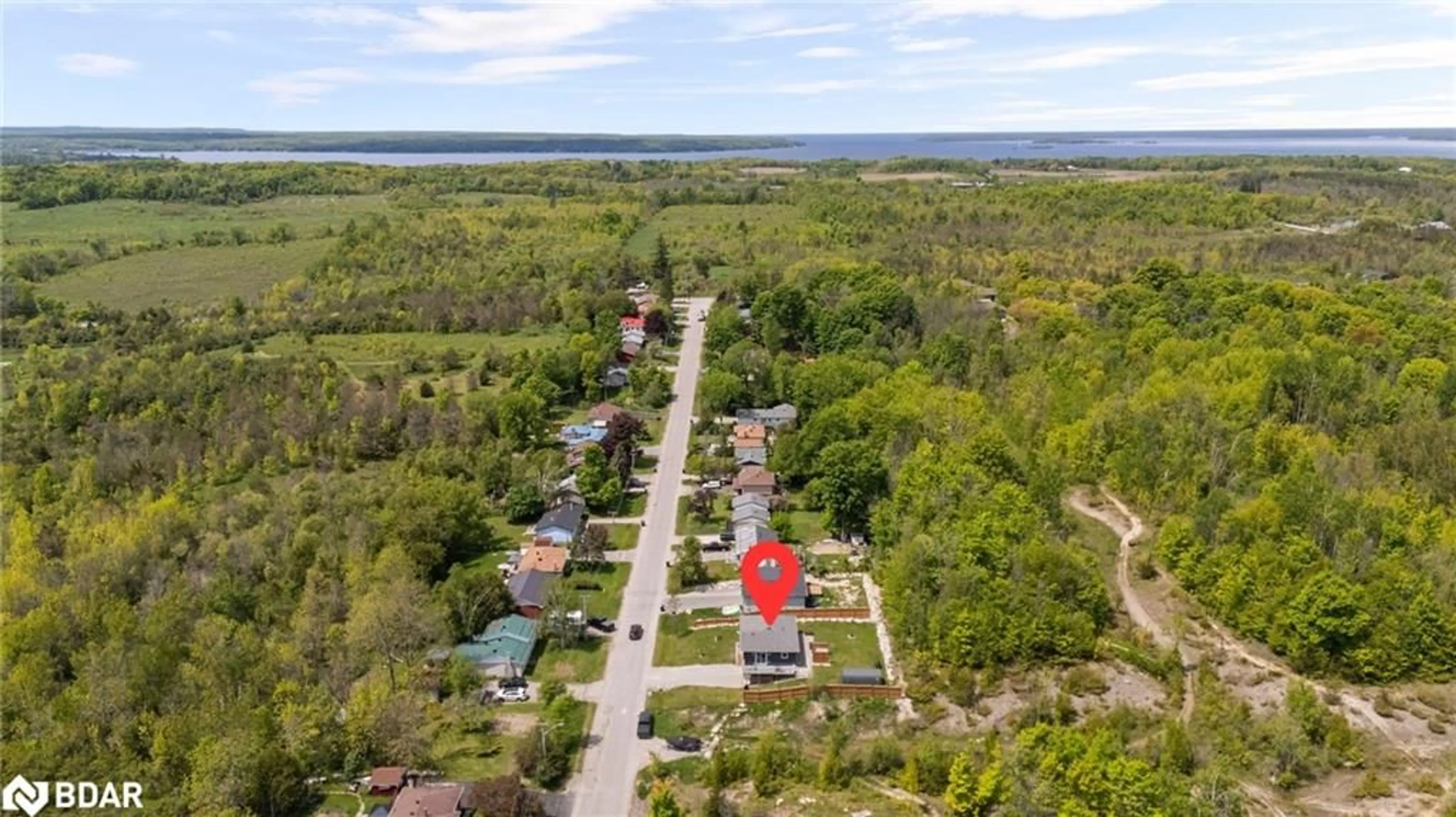 A pic from outside/outdoor area/front of a property/back of a property/a pic from drone, water/lake/river/ocean view for 37 Easton Ave, Port McNicoll Ontario L0K 1R0