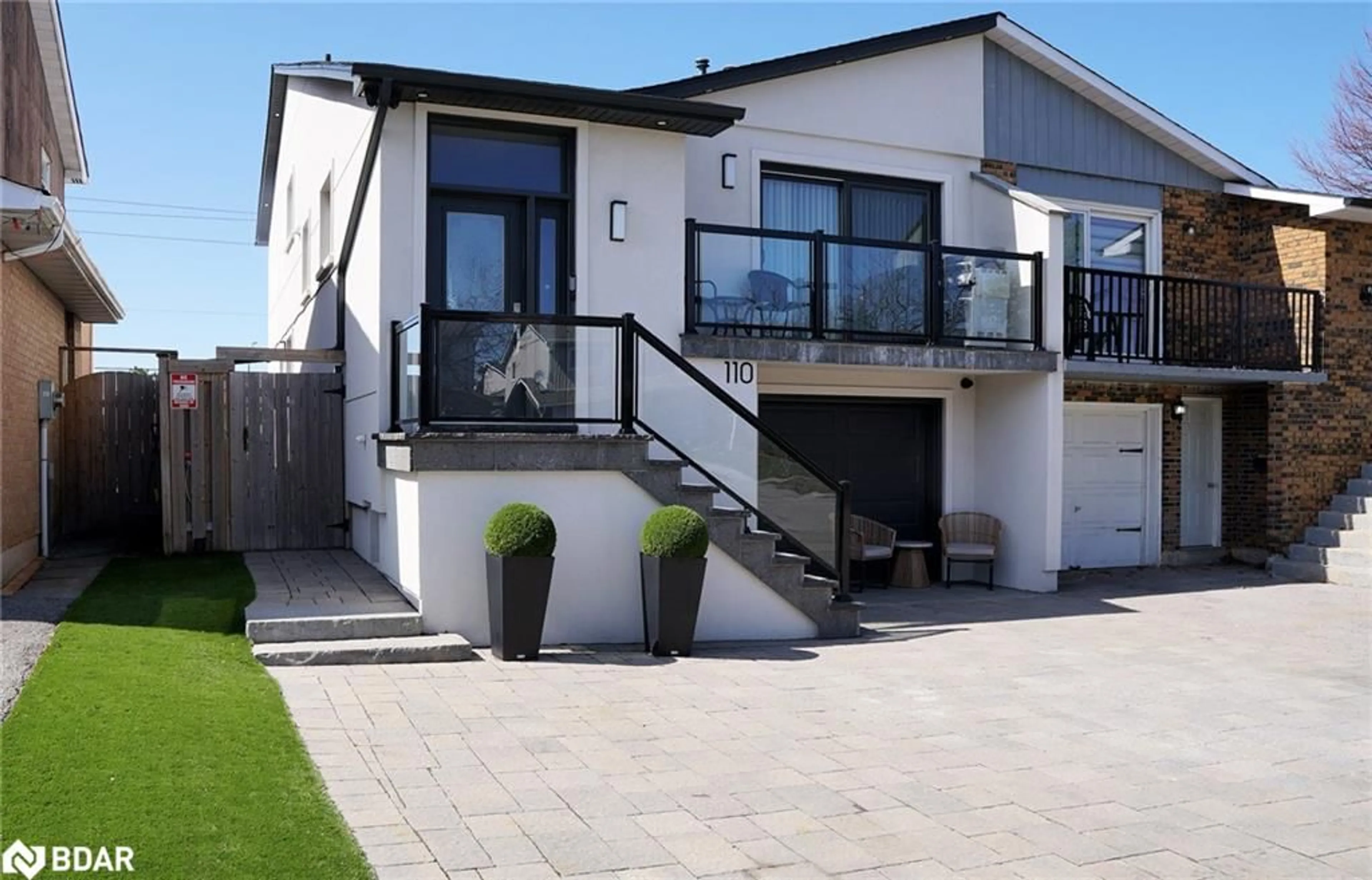A pic from outside/outdoor area/front of a property/back of a property/a pic from drone, street for 110 Simmons Blvd, Brampton Ontario L6V 3V6
