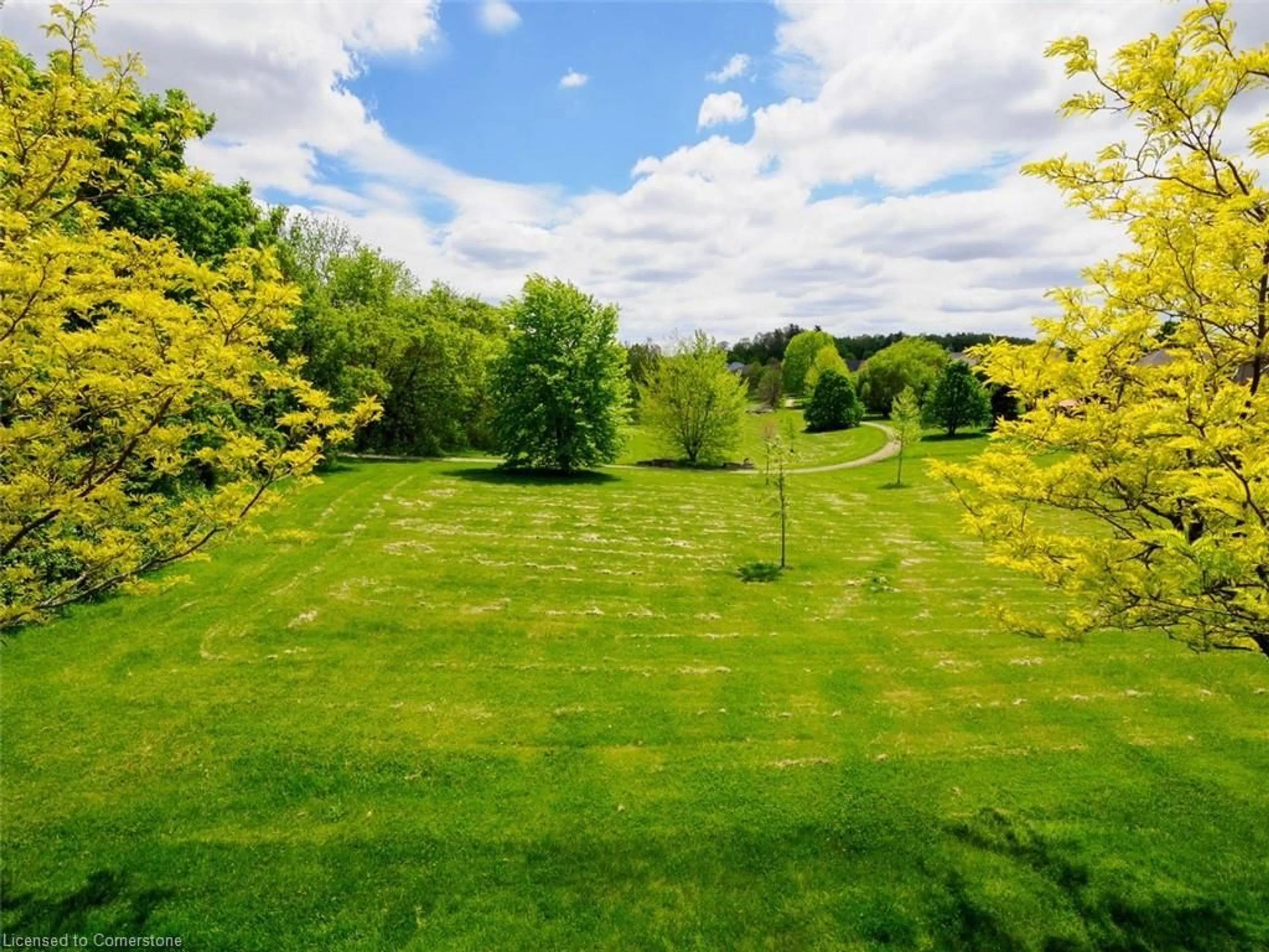 A pic from outside/outdoor area/front of a property/back of a property/a pic from drone, forest/trees view for 409 Queen St #8, Simcoe Ontario N3Y 0A1