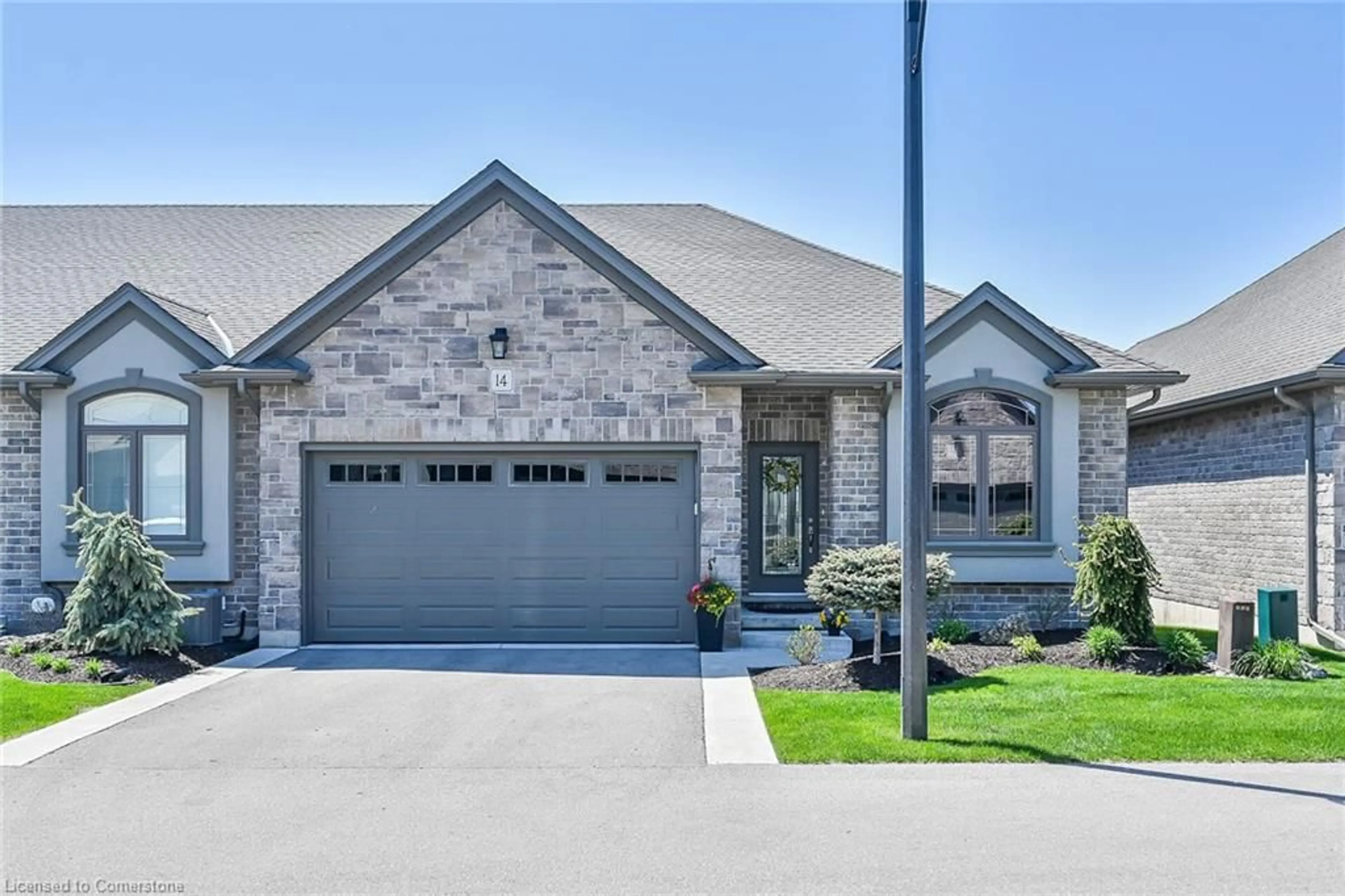 Home with brick exterior material, street for 14 Winterberry Lane, Waterford Ontario N0E 1Y0