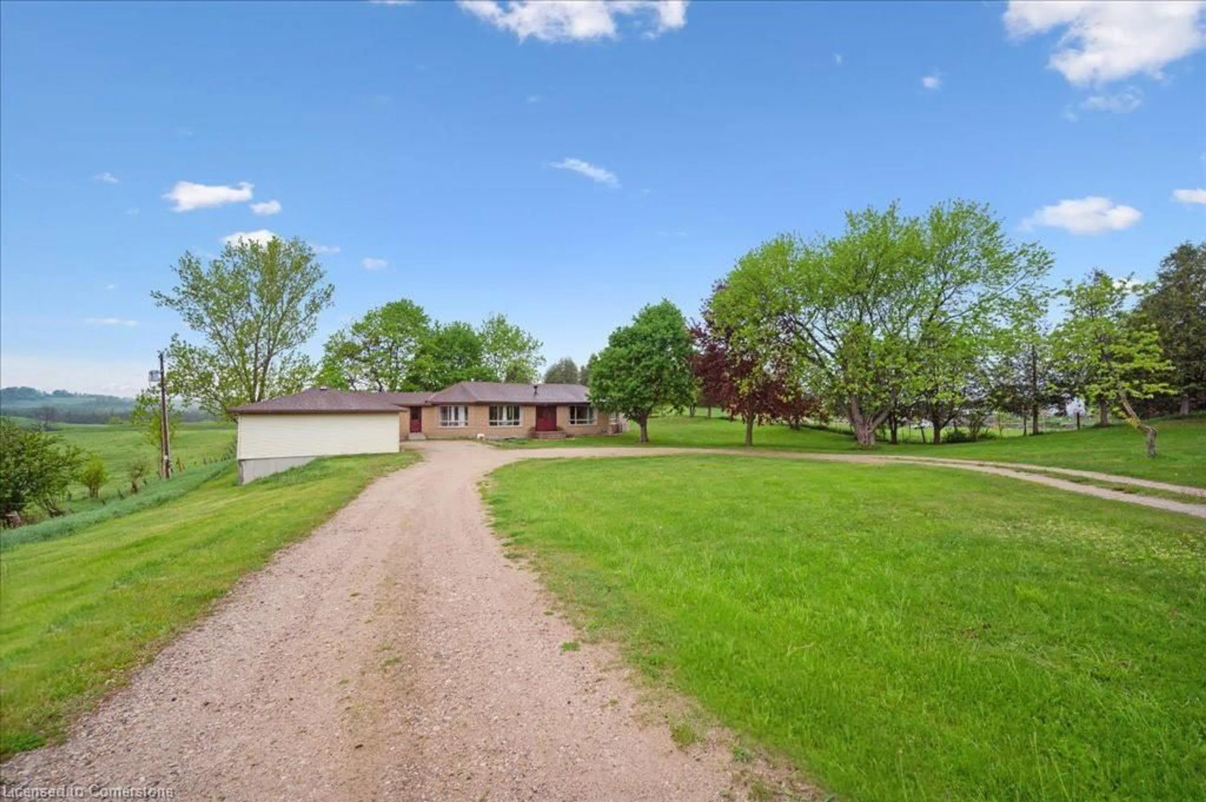 A pic from outside/outdoor area/front of a property/back of a property/a pic from drone, street for 313316 Highway 6, Durham Ontario N0G 1R0