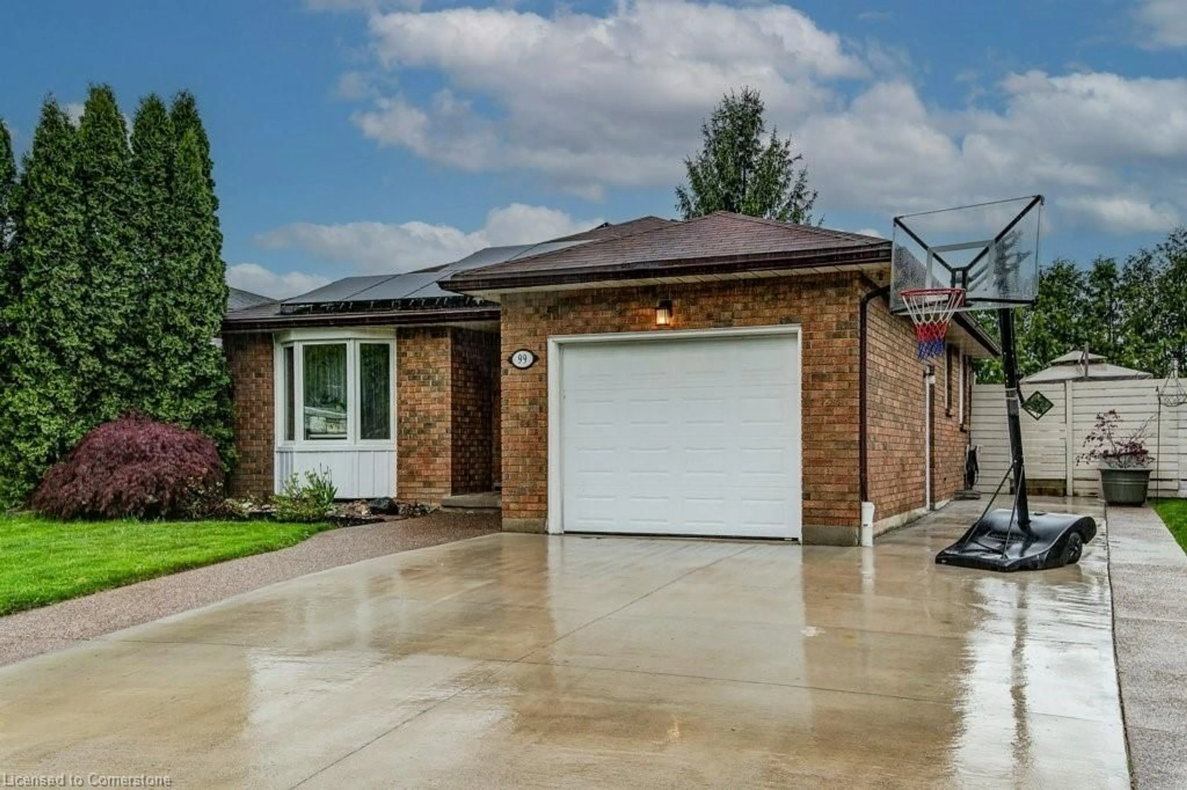 Home with brick exterior material, street for 99 Brierdale Dr, Kitchener Ontario N2A 3S7