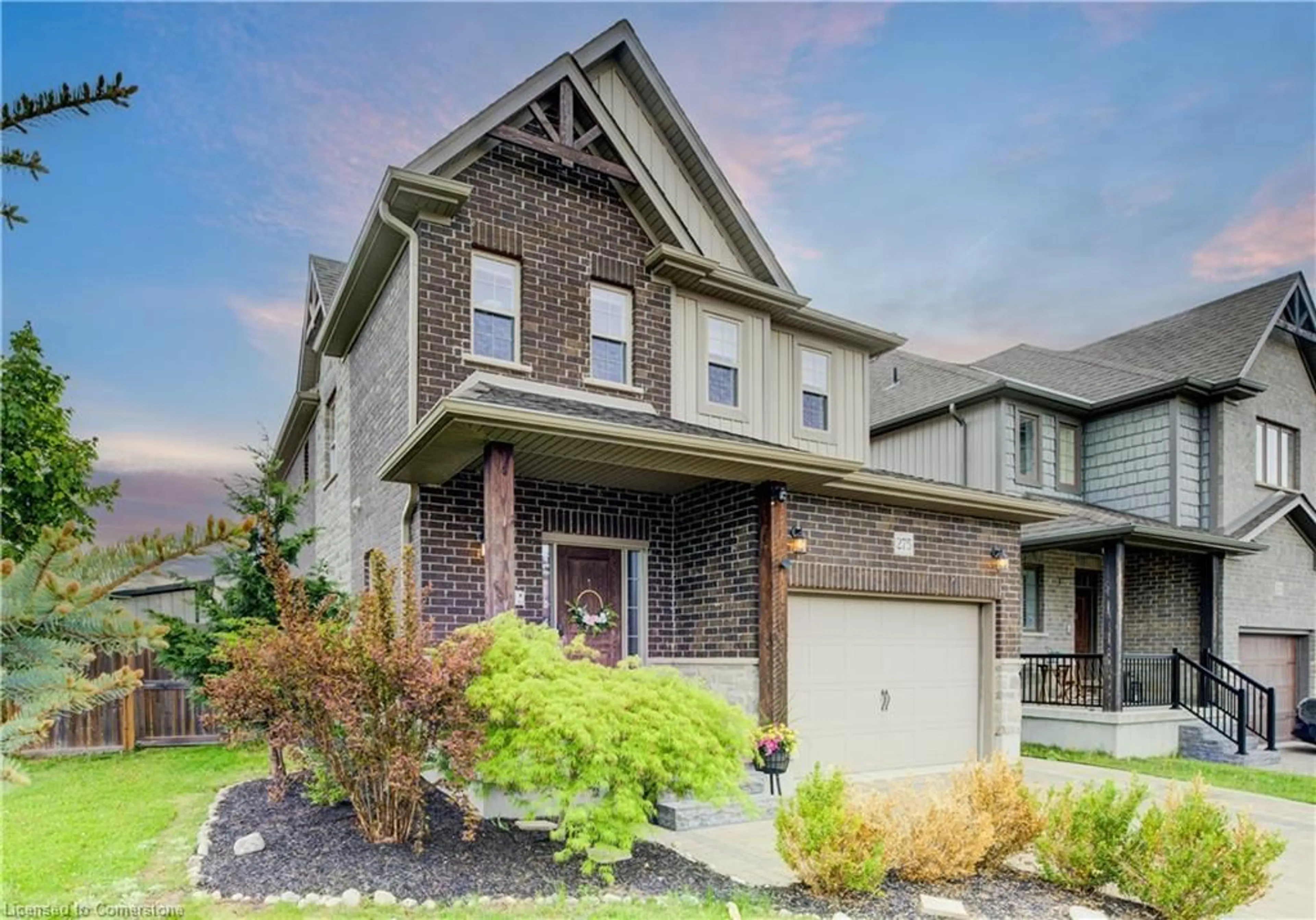 Home with brick exterior material, street for 275 Falconridge Dr, Kitchener Ontario N2K 0C5