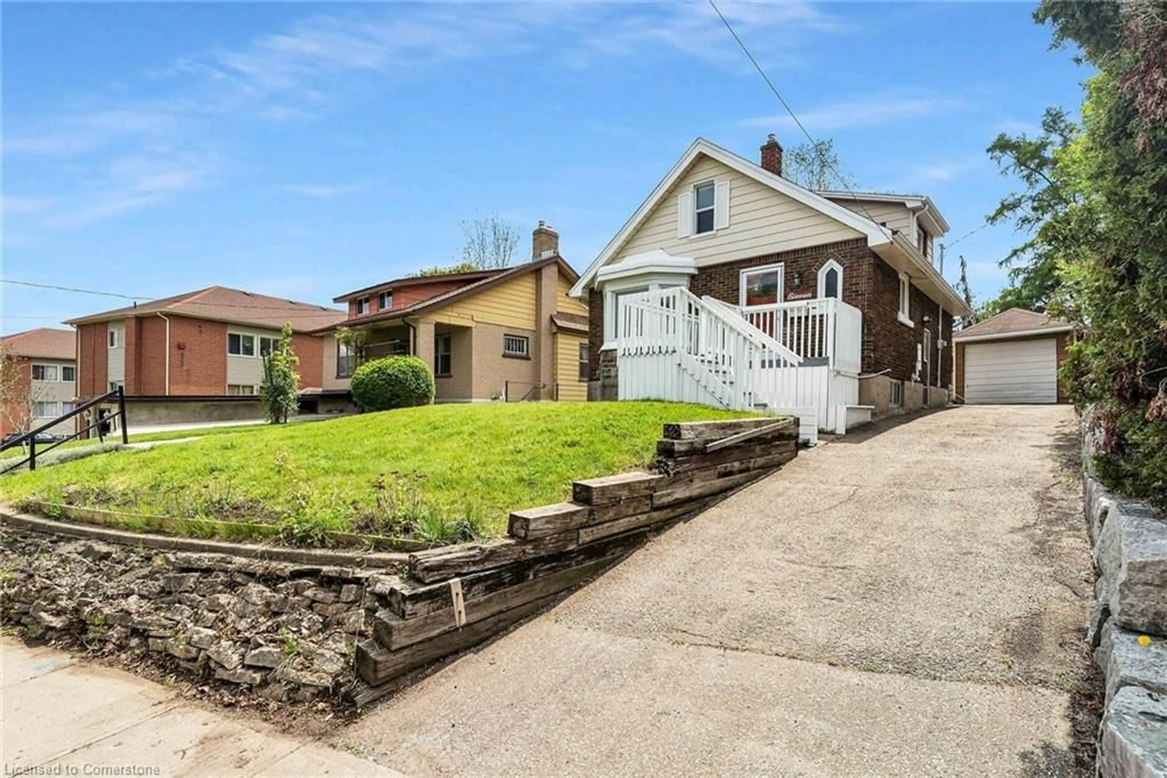 A pic from outside/outdoor area/front of a property/back of a property/a pic from drone, street for 11 Spadina Rd, Kitchener Ontario N2M 3X2