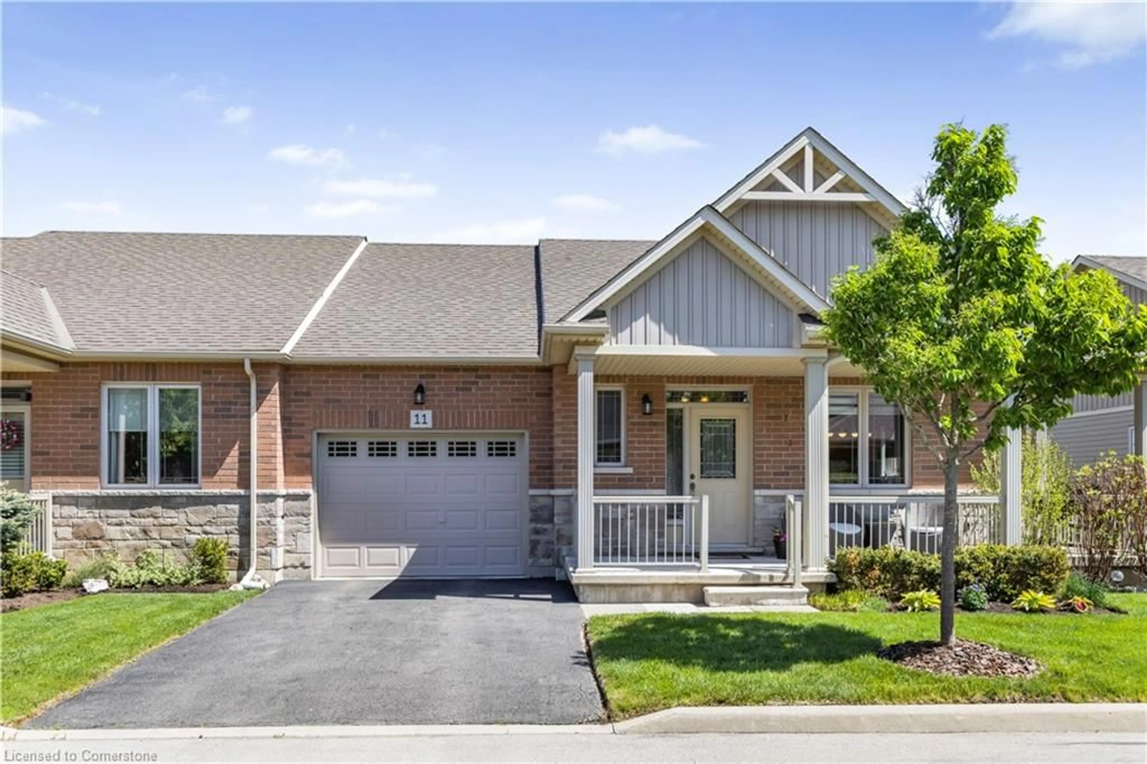 Home with brick exterior material, street for 11 Hillgartner Lane, Binbrook Ontario L0R 1C0