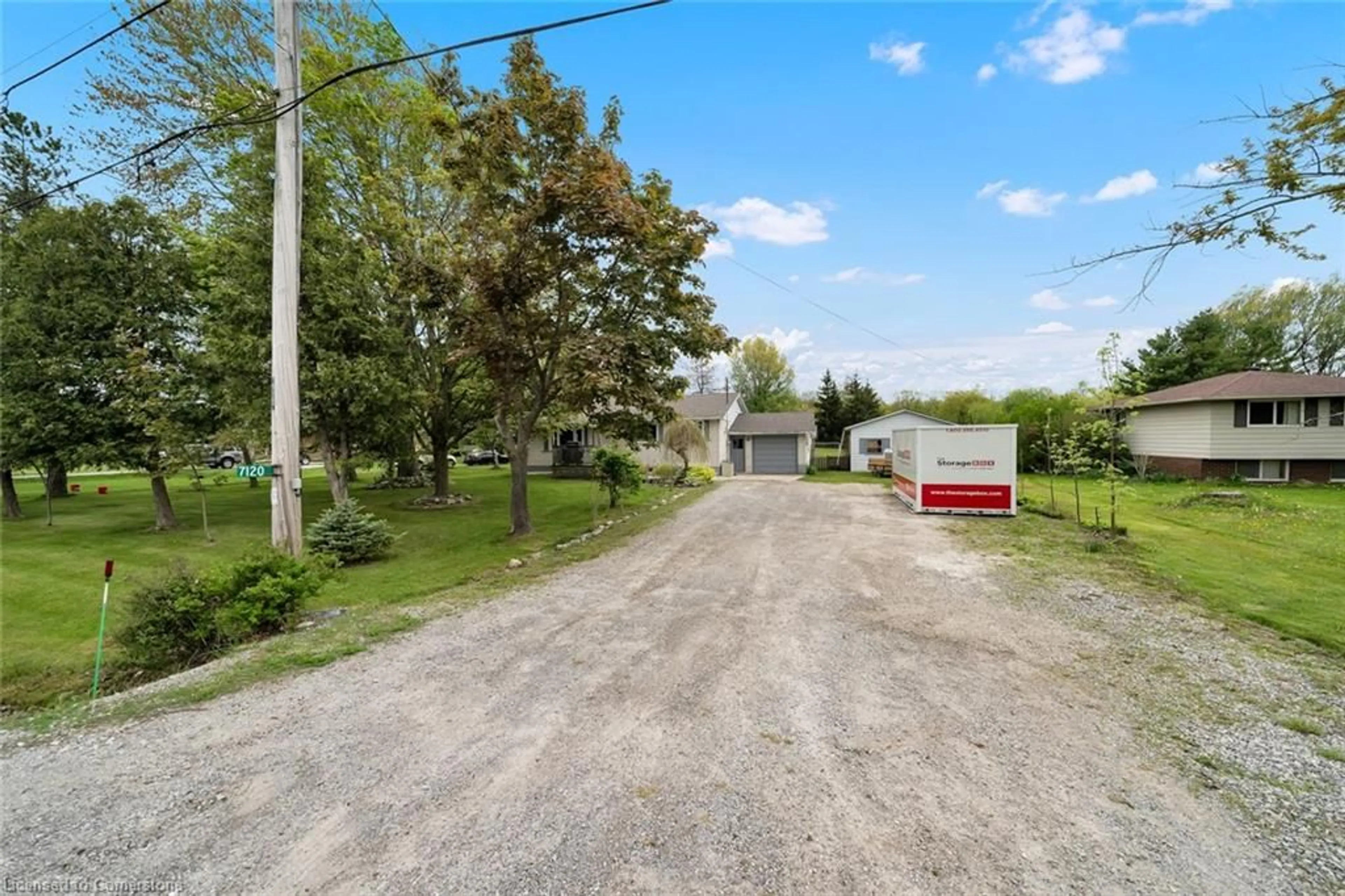 A pic from outside/outdoor area/front of a property/back of a property/a pic from drone, street for 7120 Rainham Rd, Dunnville Ontario N1A 2W8