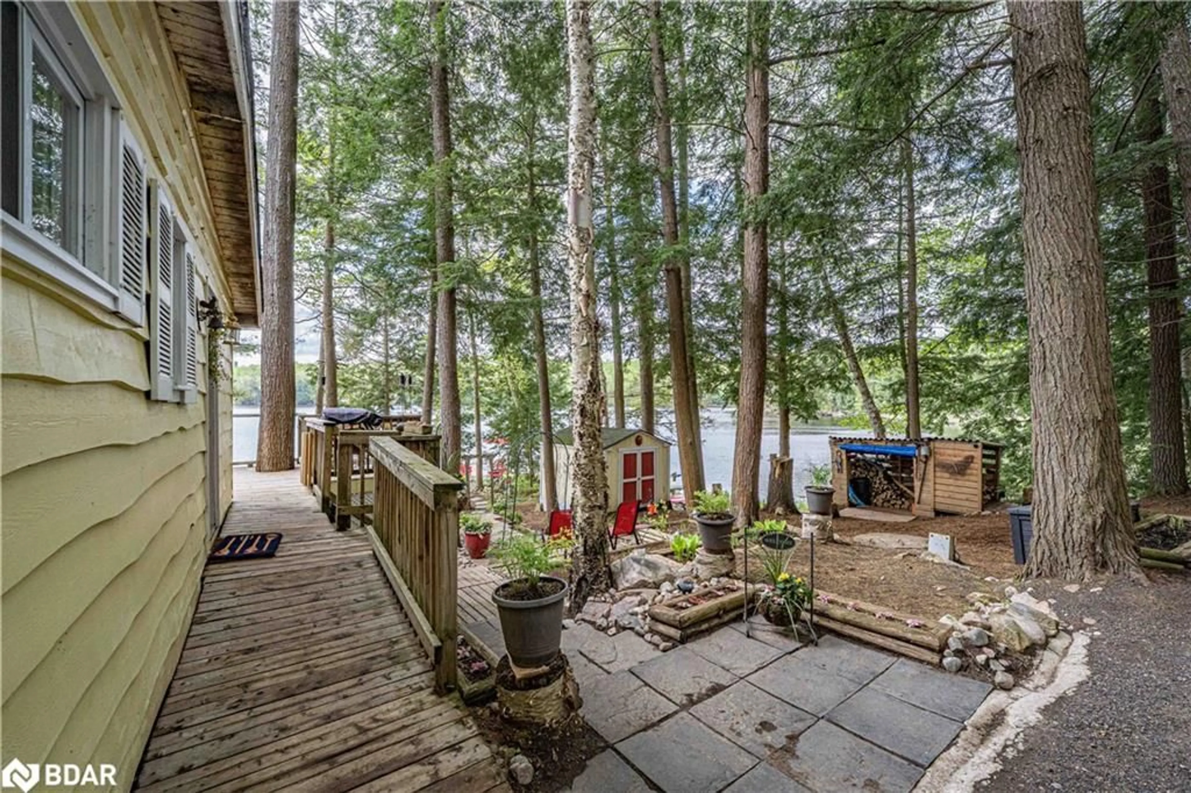 Patio, water/lake/river/ocean view for 1019 Carls Rd Rd, Port Carling Ontario P0B 1J0